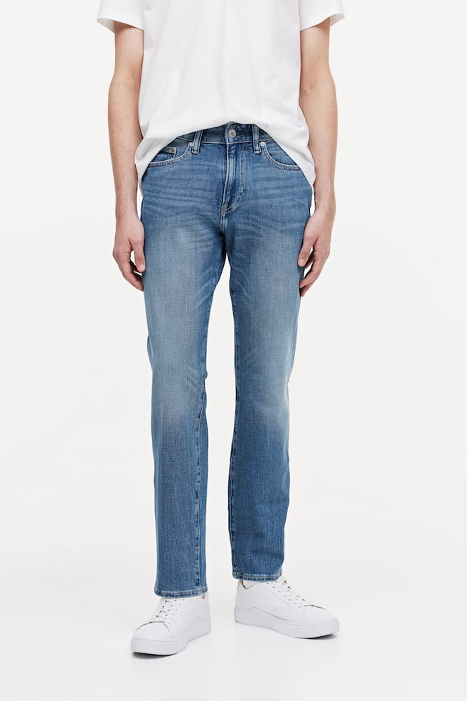 Xfit® Straight Regular Jeans - Denimblå/Mørk grå/Blå/Grå - 7