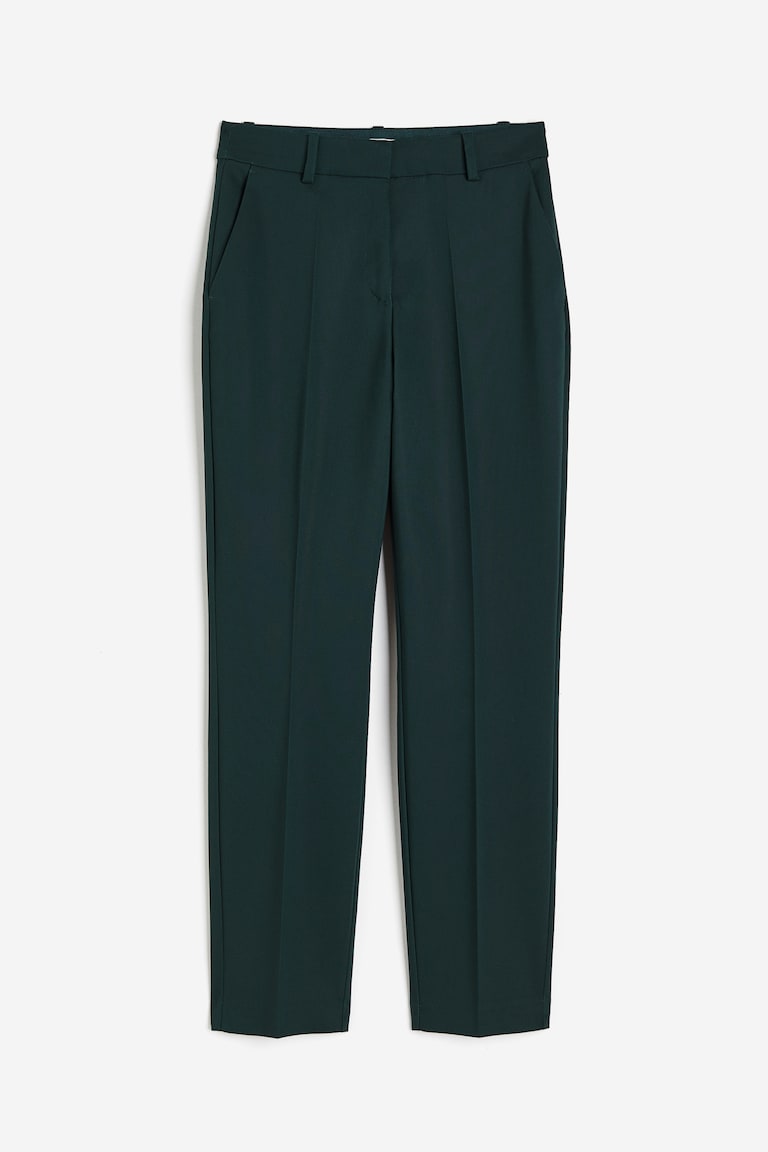 シガレットパンツ - ダークグリーン - レディース | H&M JP