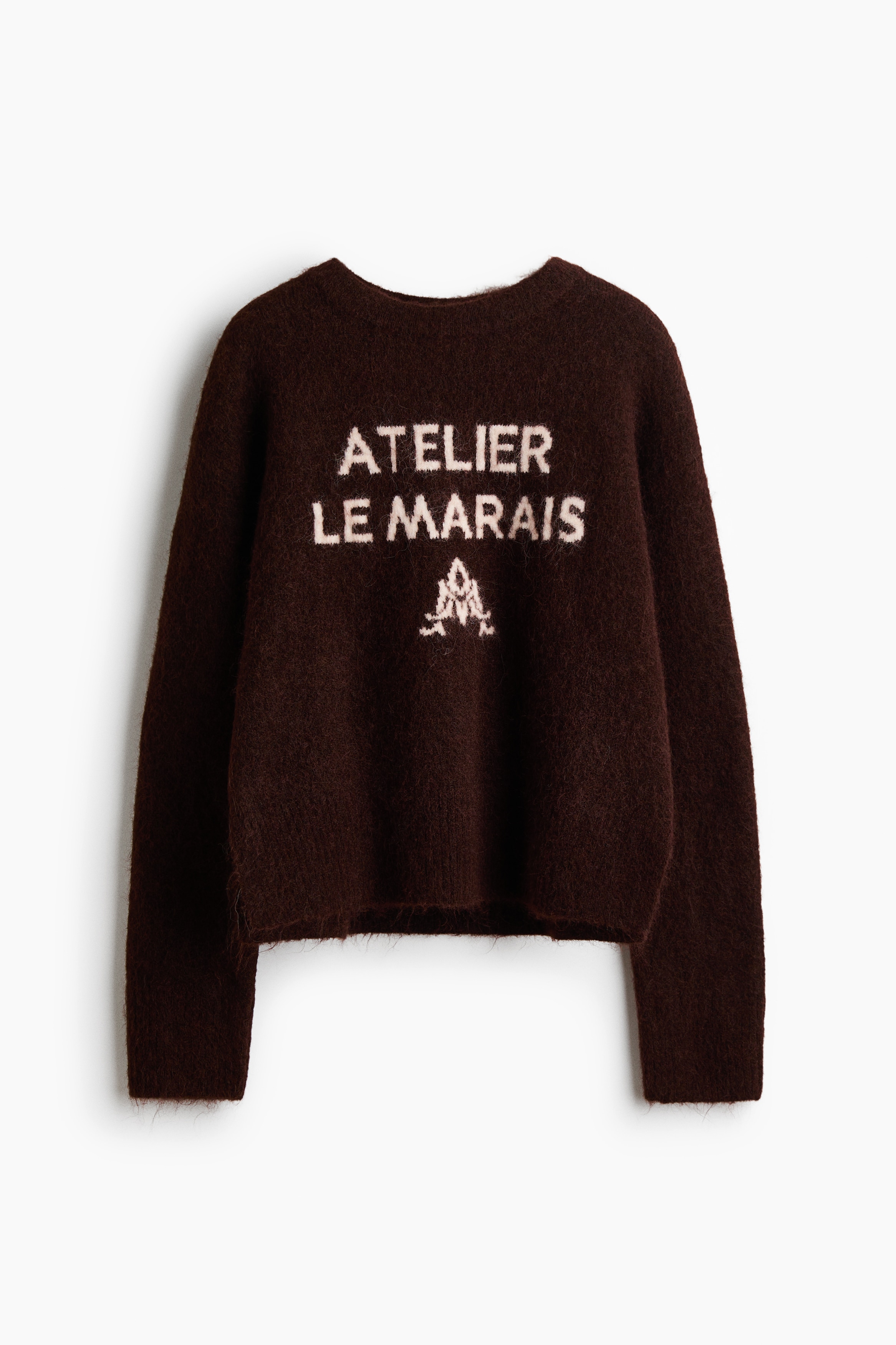 寬鬆剪裁套衫 - 深咖啡色/Atelier Le Marais