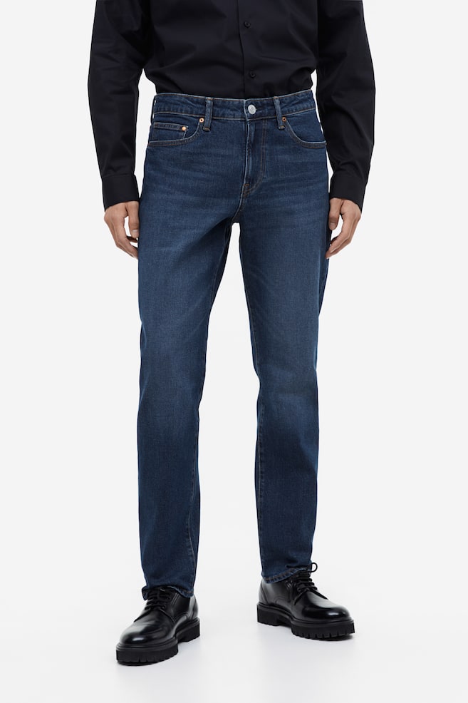 Straight Regular Jeans - Mørk denimblå/Blå/Mørkeblå/Sort/dc/dc/dc/dc/dc - 7