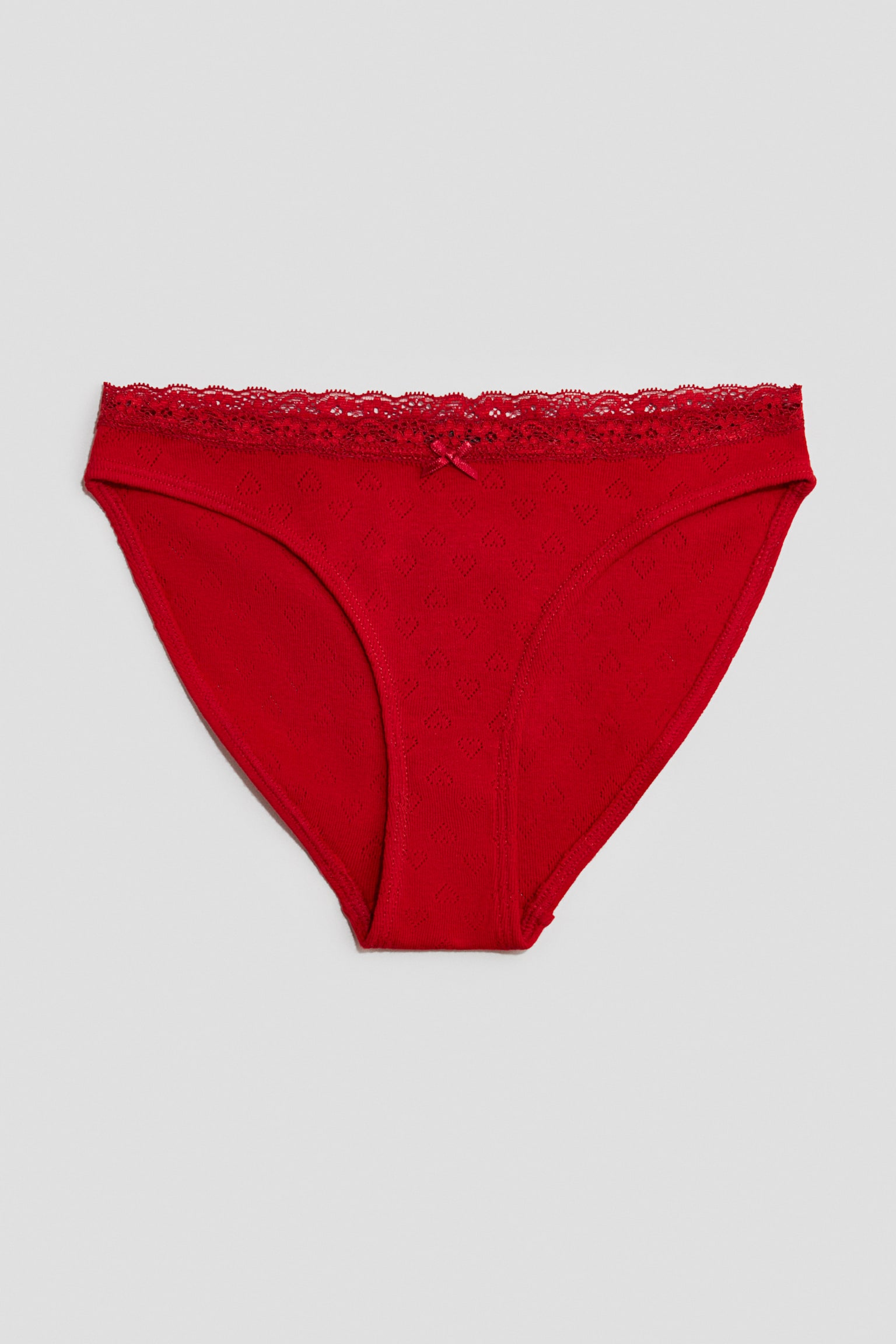 3-pack cotton briefs - Red/Hearts/White/Light grey marl/Floral/Blue/Floral/Light pink/Bows/Light pink/Floral/Blue/White/White/Floral/Pink/Strawberries - 3