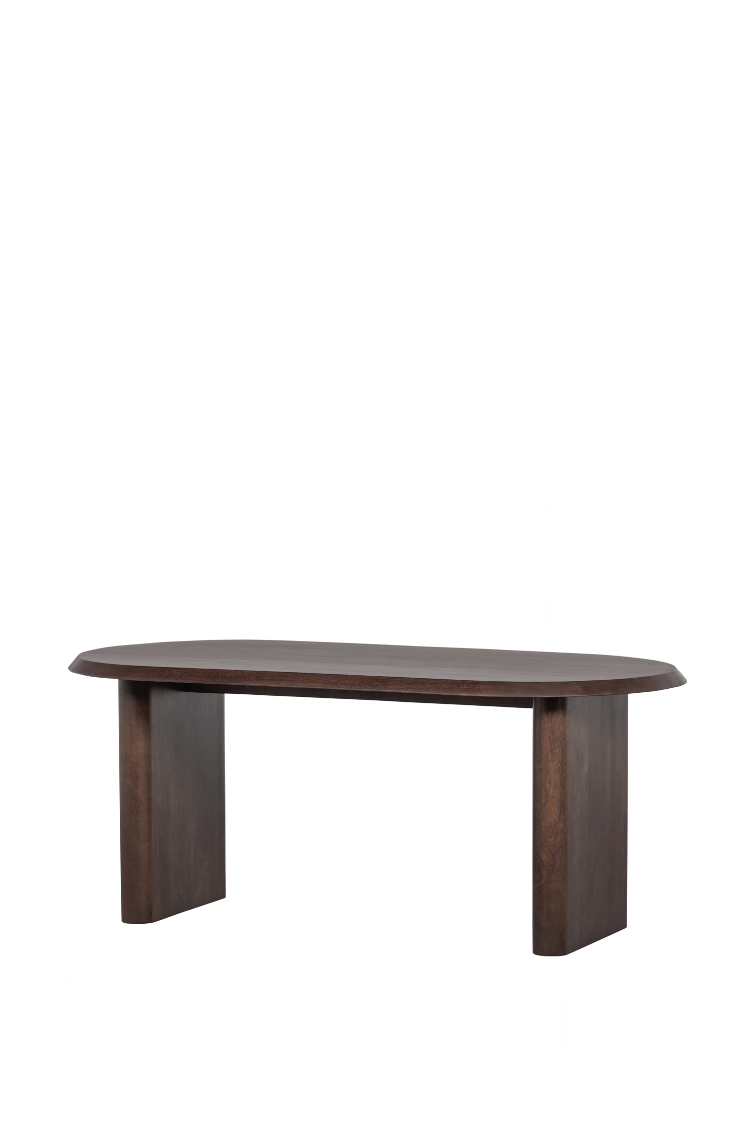 vtwonen - Ellips Table À Manger - Marron