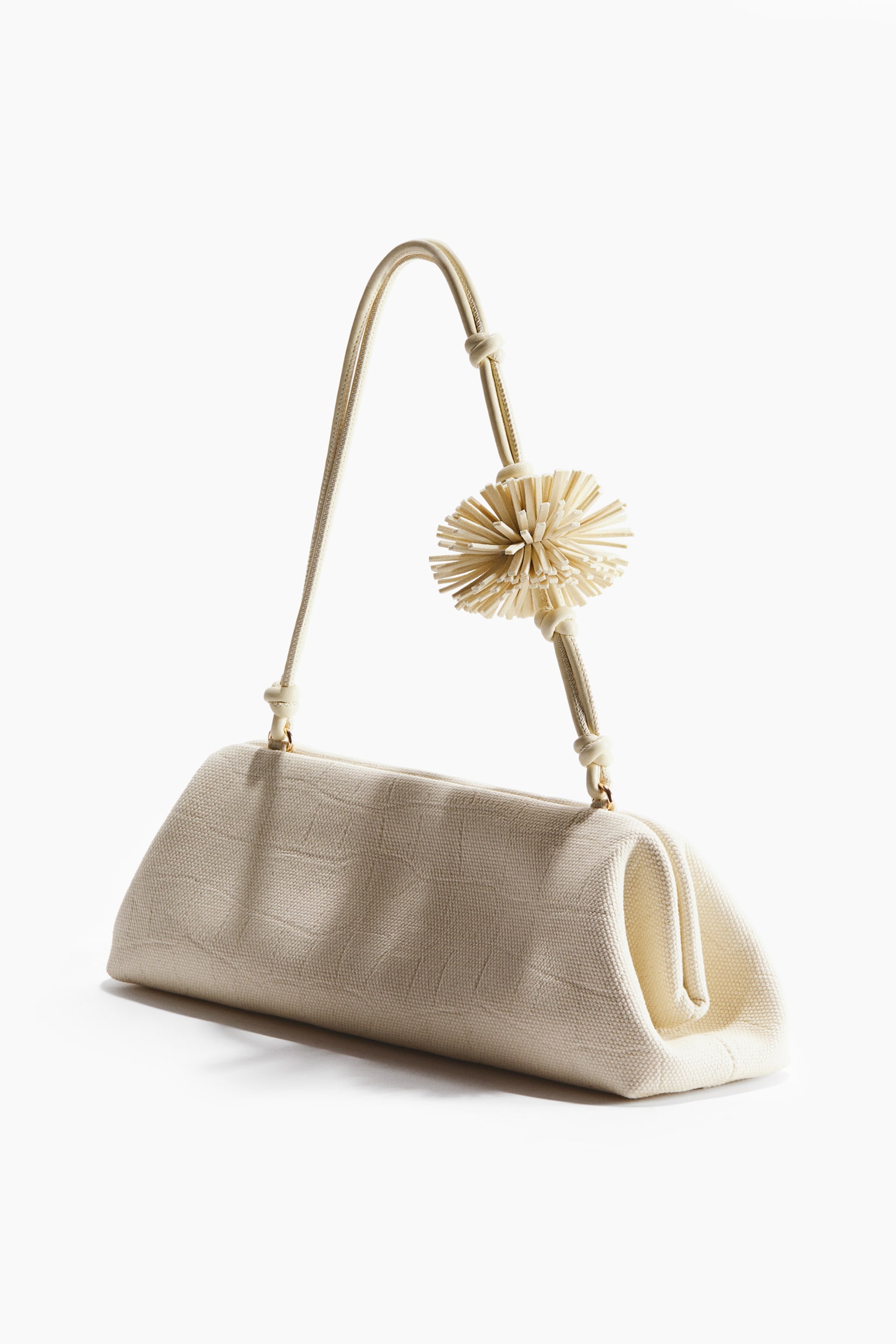 Pompom-detail shoulder bag - 4