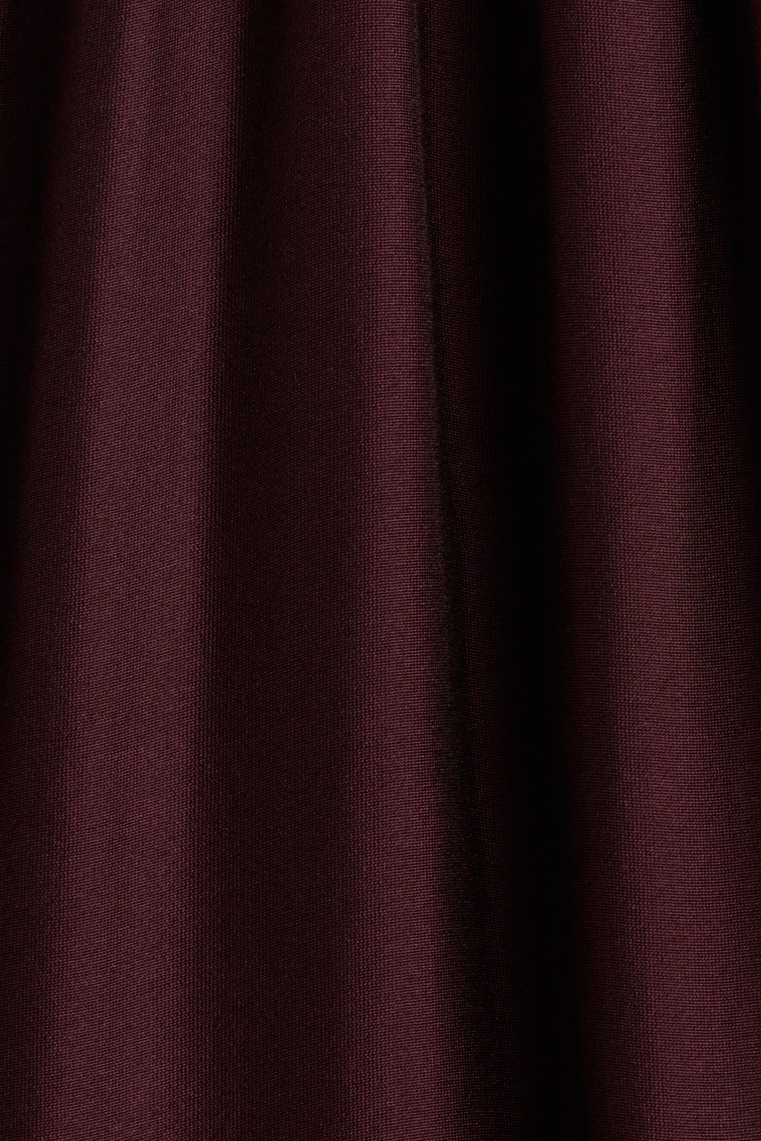 Draped-collar top - Burgundy/White/Blue floral/Cream - 3