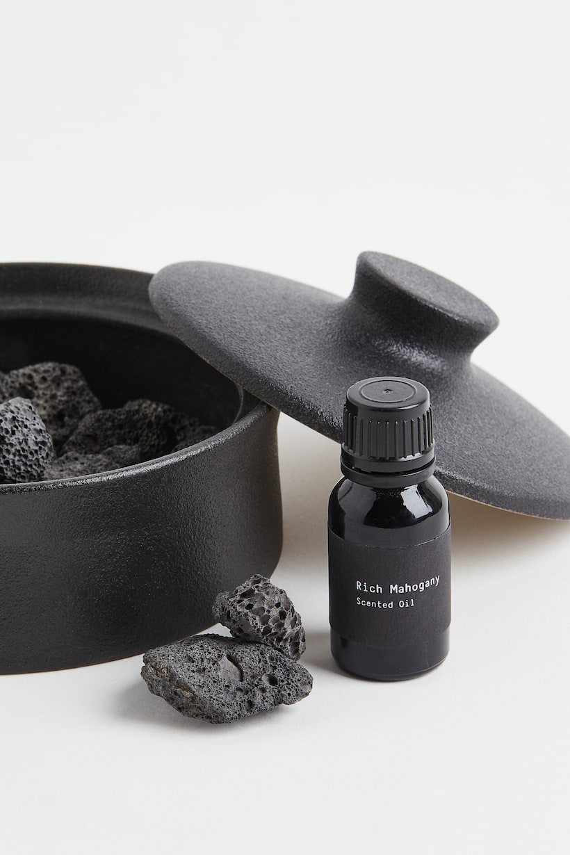 Diffuseur avec pierres de lave - Noir/Rich Mahogany - Home All | H&M FR