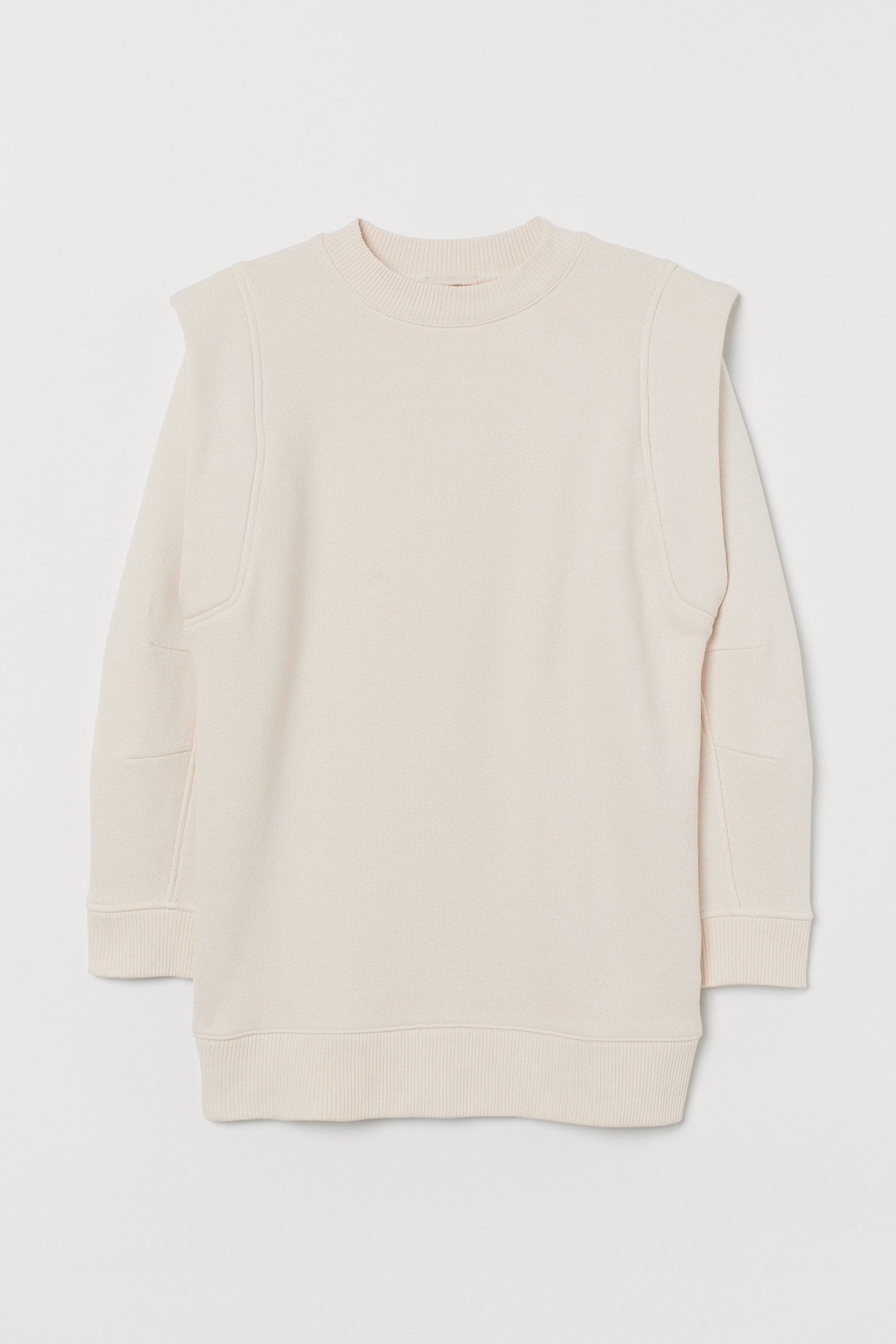 Sweatjurk - Lichtbeige