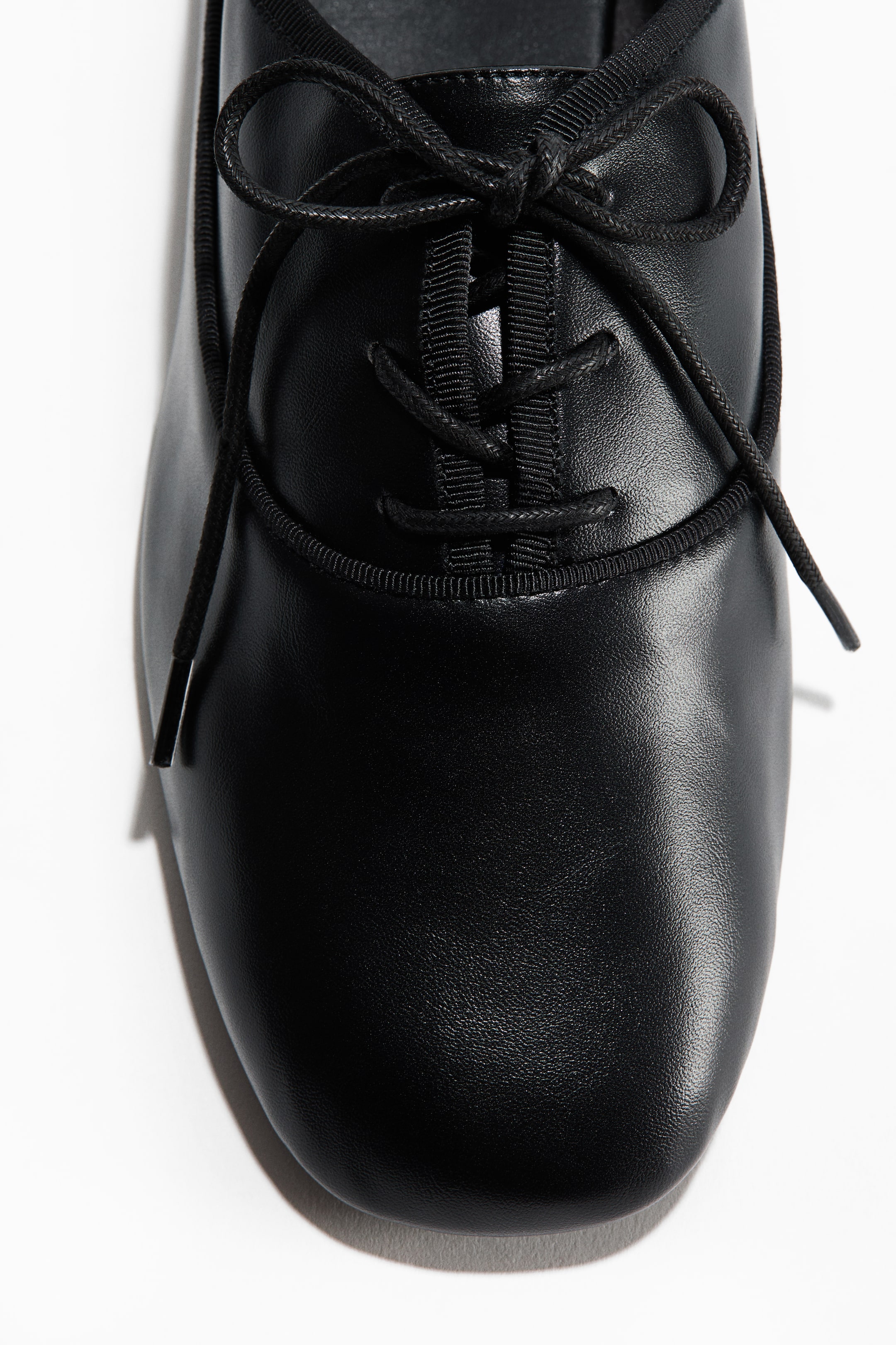 Lace-Up Ballet Flats