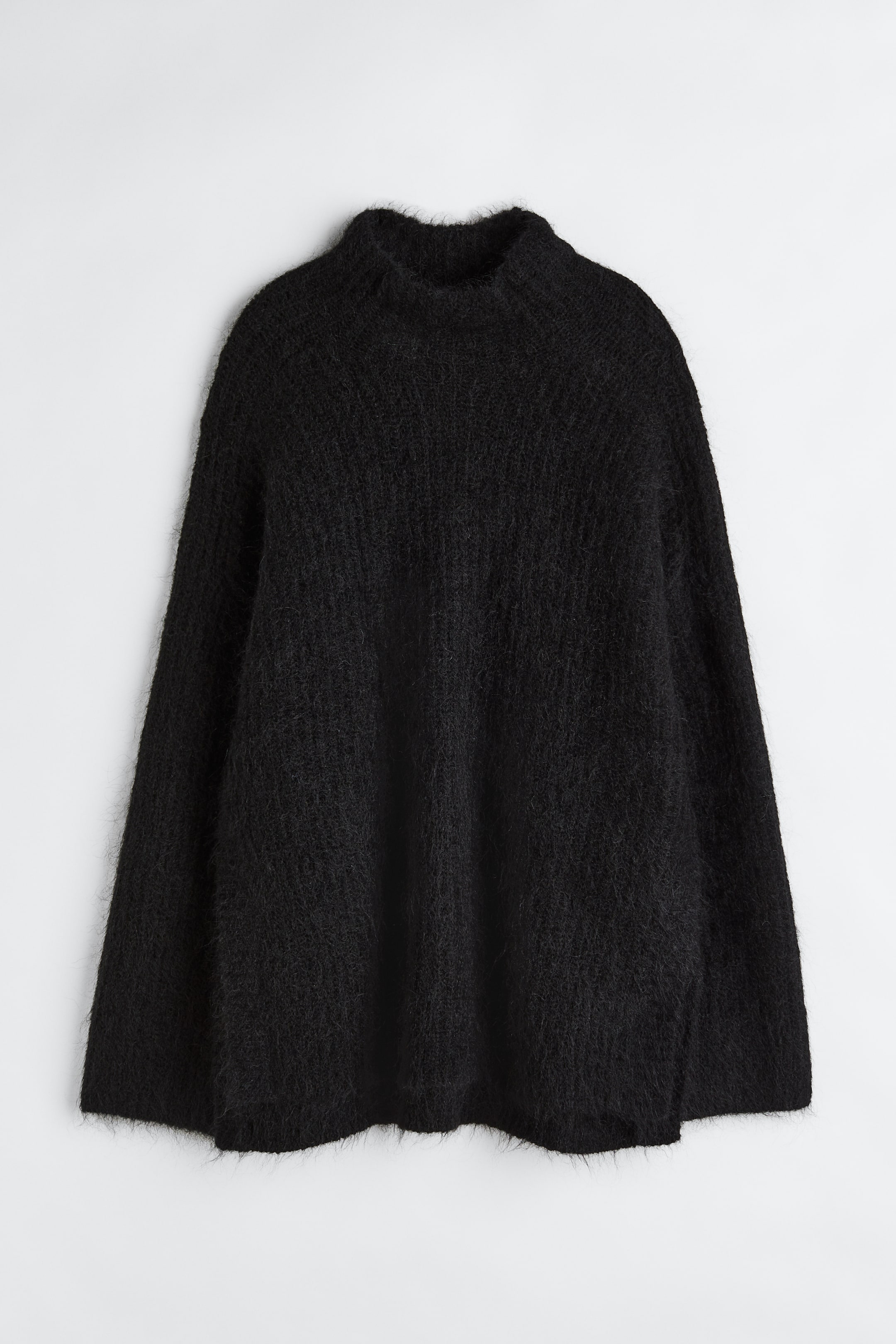 Grösseres Bild ansehen: Oversize-Pullover aus Wollmix - Schwarz - DAMEN | H&M CH 1