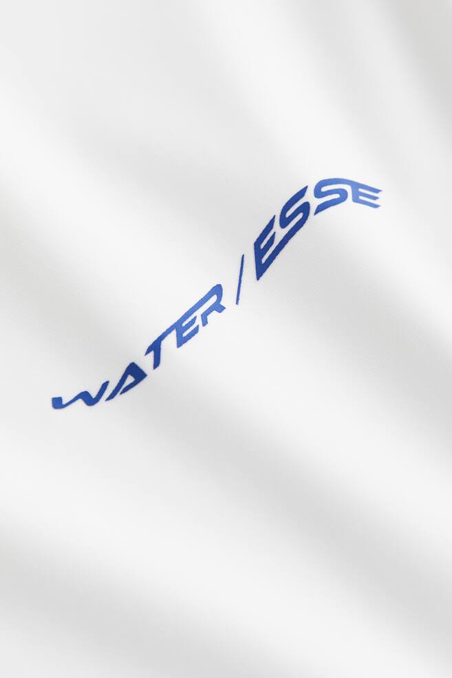 Long-sleeved swim top - White/Water Esse - 8