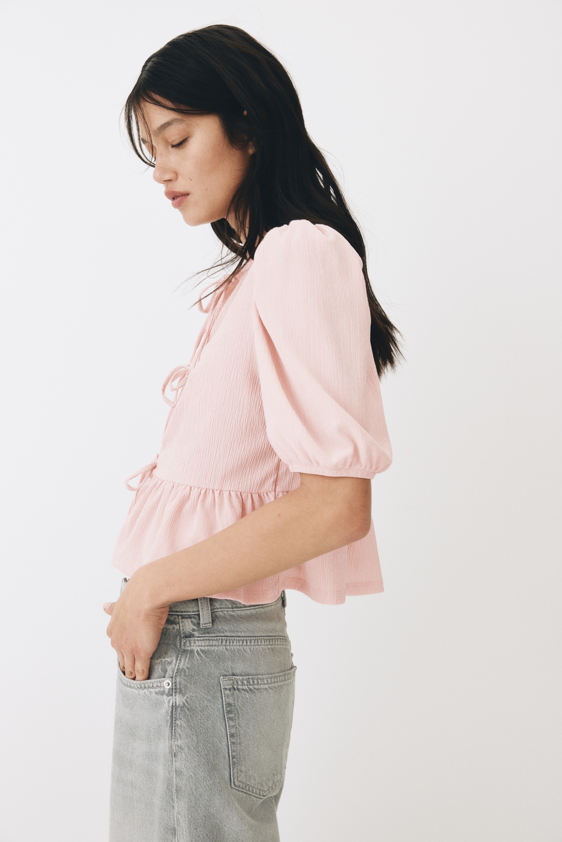 パフスリーブ ブラウス・シャツ | 長袖・半袖トップス | H&M JP