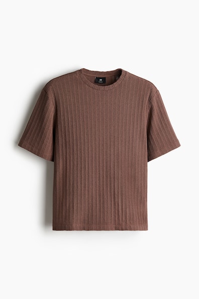 レギュラーフィット クロッシェライクTシャツ