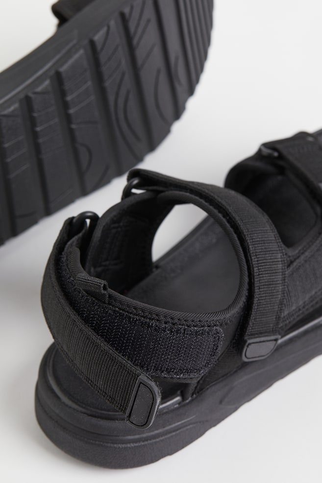 Mesh sandals - Black - 6