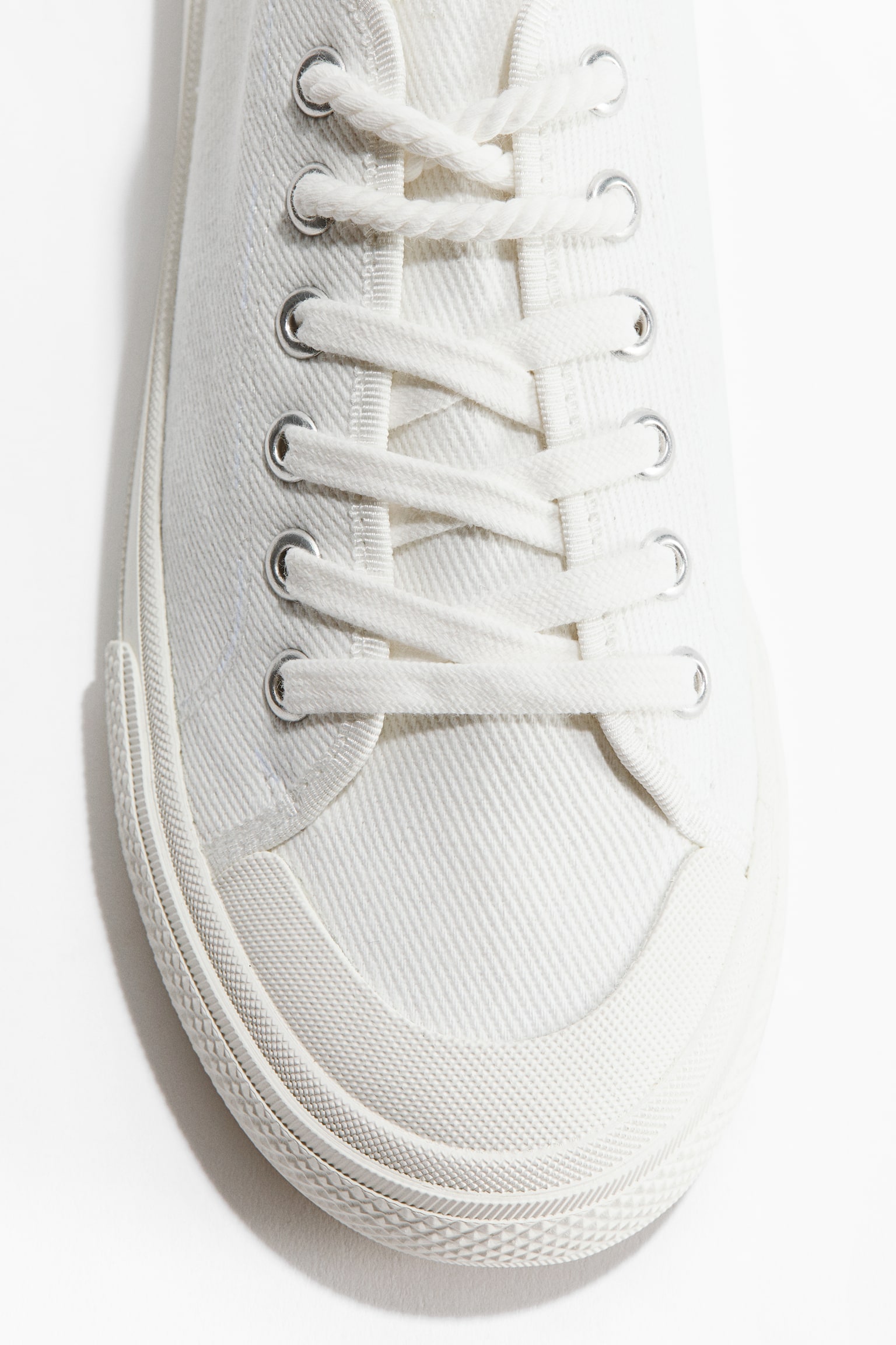 Twill trainers - White/Beige - 2