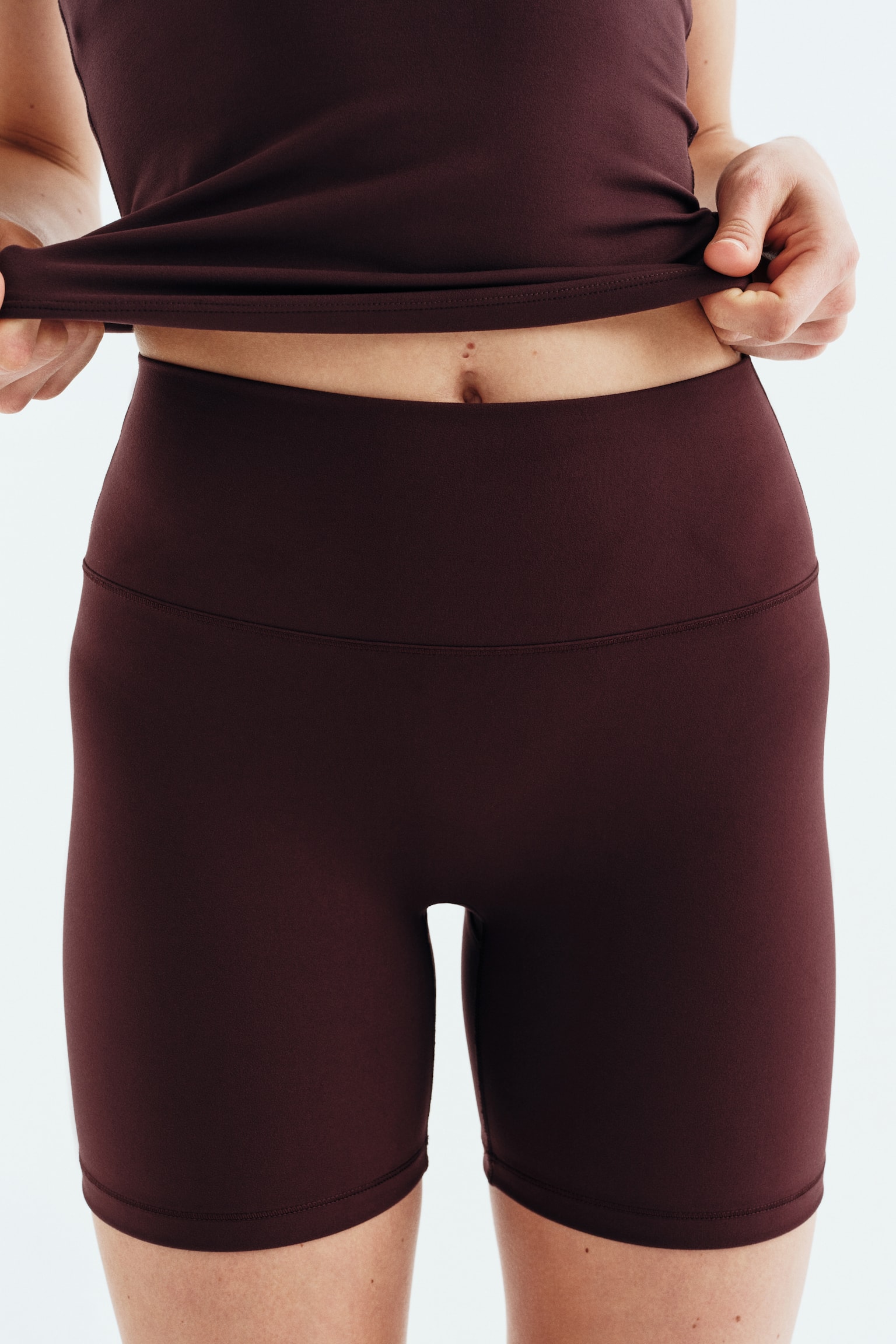 Biking Shorts with SoftMove™-Chocolate plum - 3