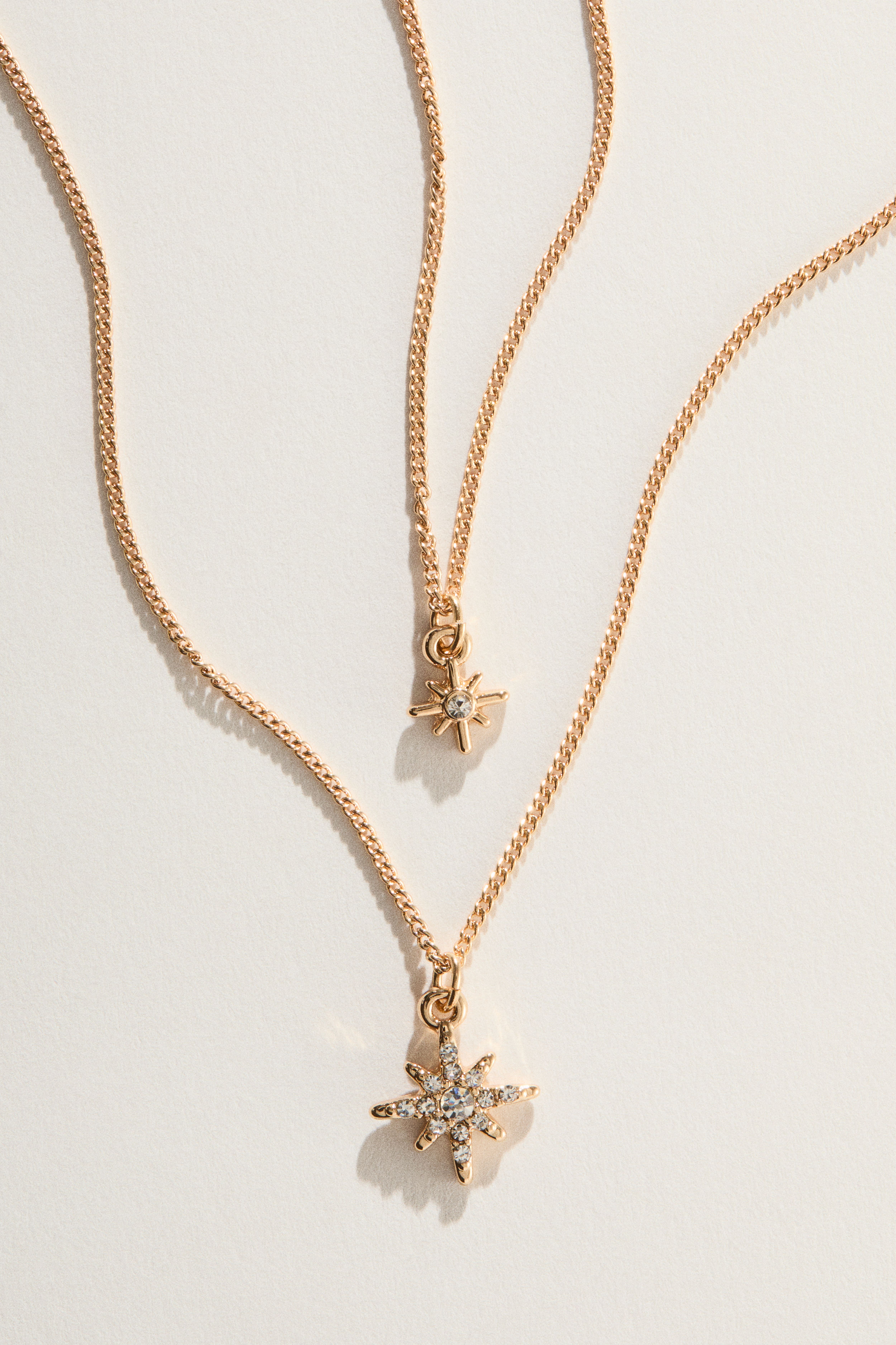 Double-Strand Pendant Necklace