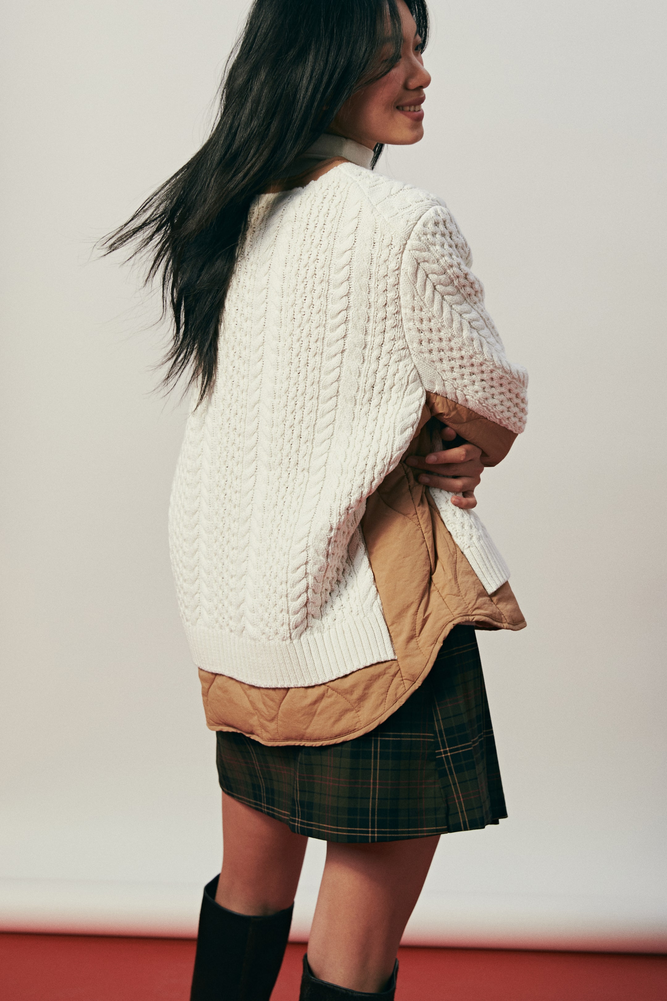 拡大画像を表示: レイヤードジャケット - クリーム／ベージュ - レディース | H&M JP 3