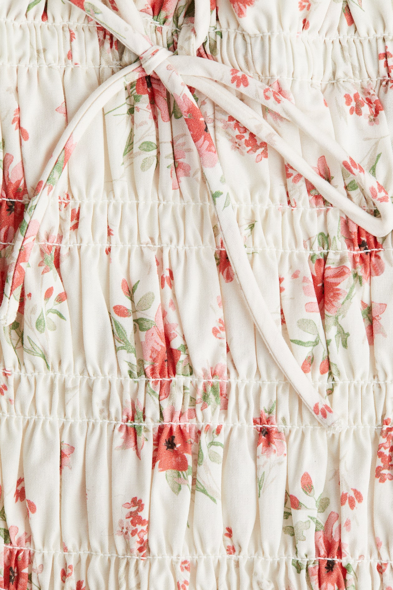 Smocked-Bodice Cotton Dress - image 5