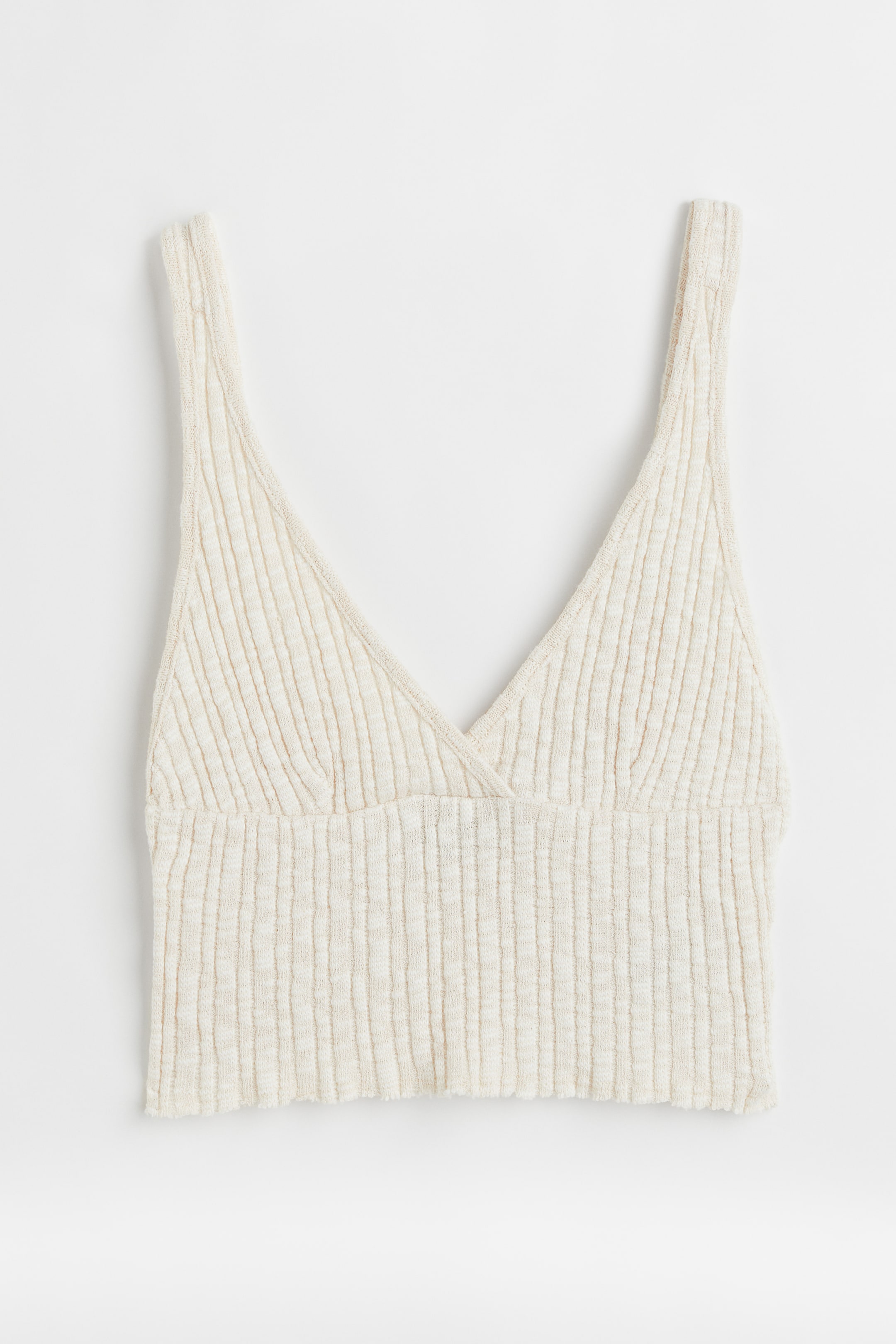 Rib-knit Crop Top