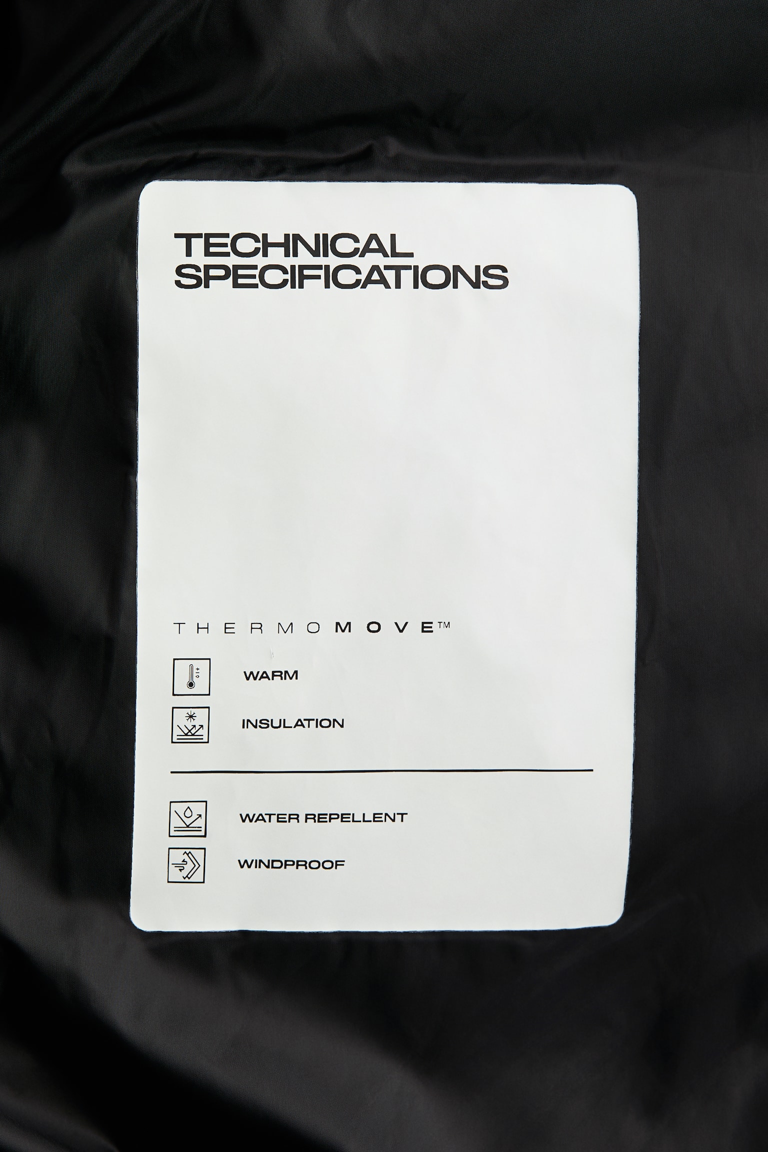 Padded sports jacket with ThermoMove™ - Black/Light beige - 4