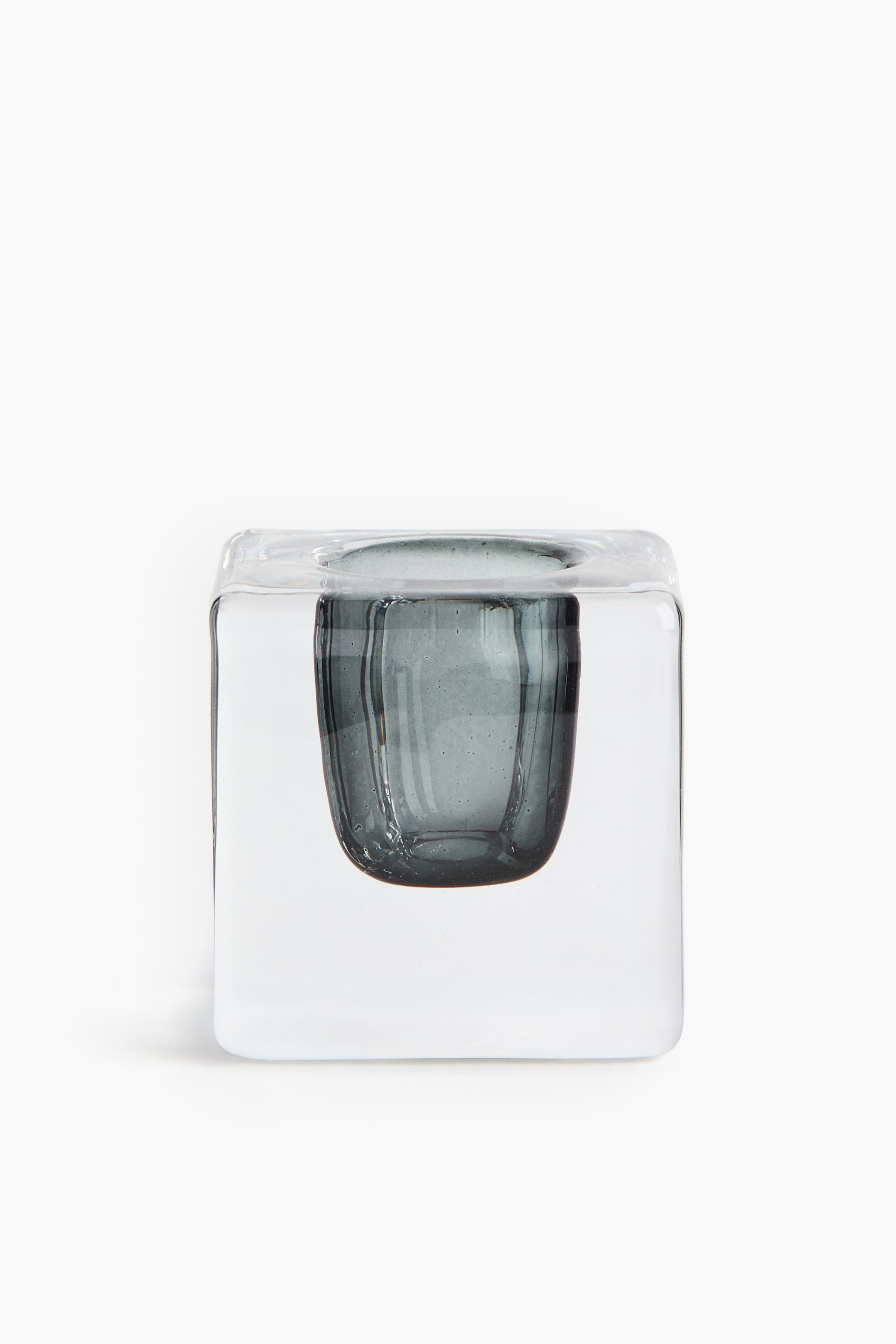 Petit bougeoir en verre