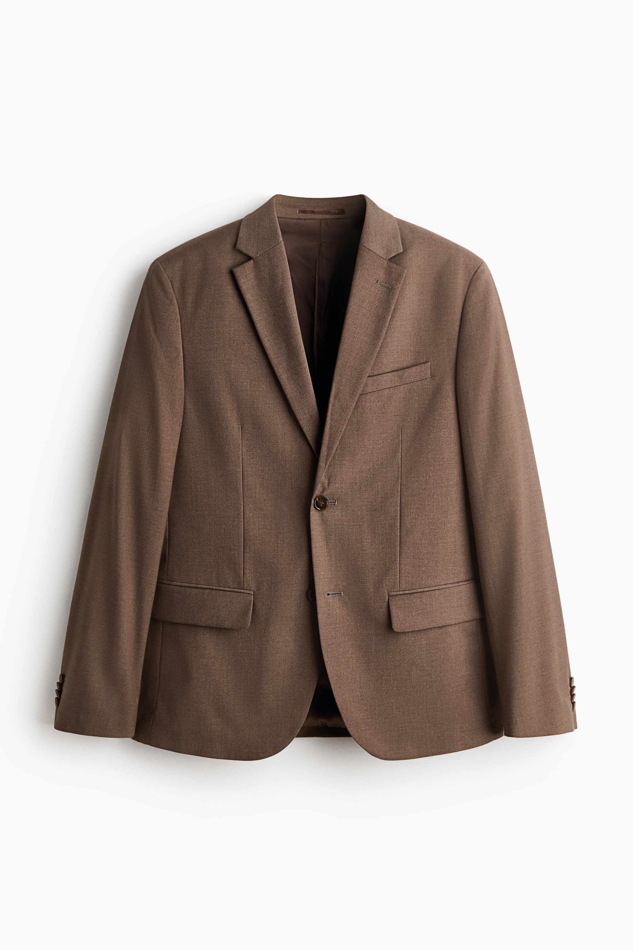 Regular-Fit Single-Breasted Jacket