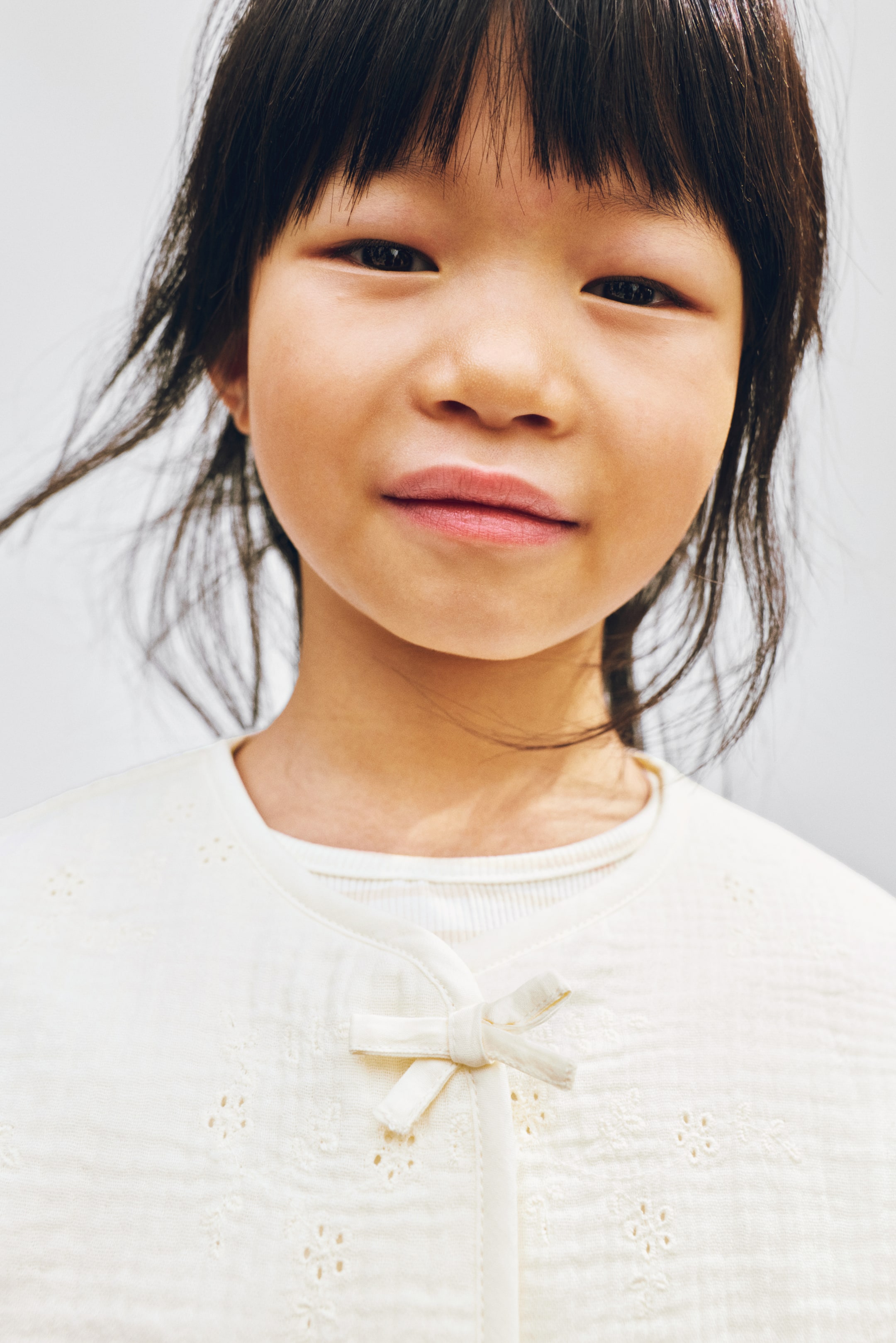 Детские куртки H&M Bow-Detail Muslin Jacket — фото 3