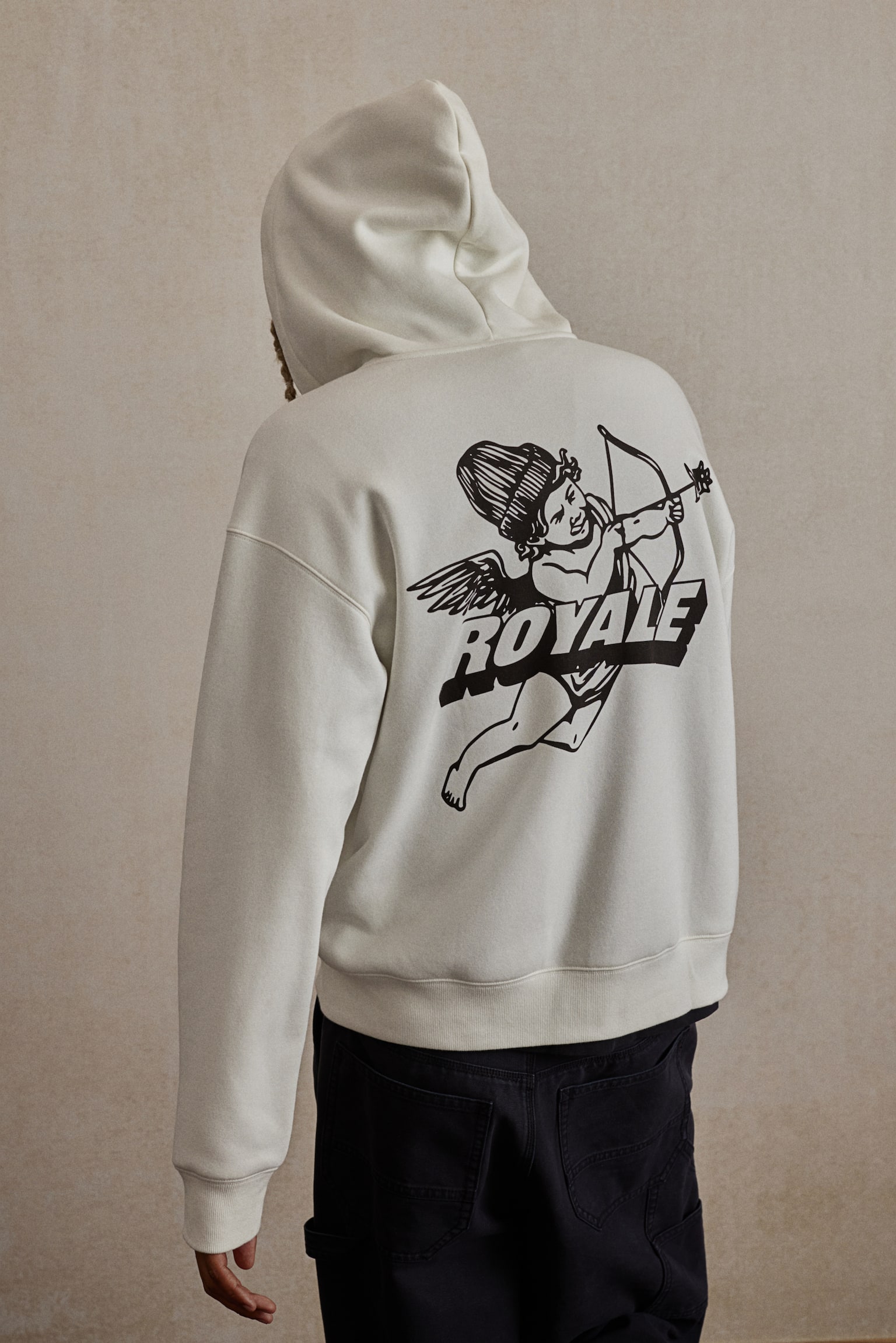 Relaxed Fit Zip-through hoodie - White/Royale/Black/LA Privileges - 7