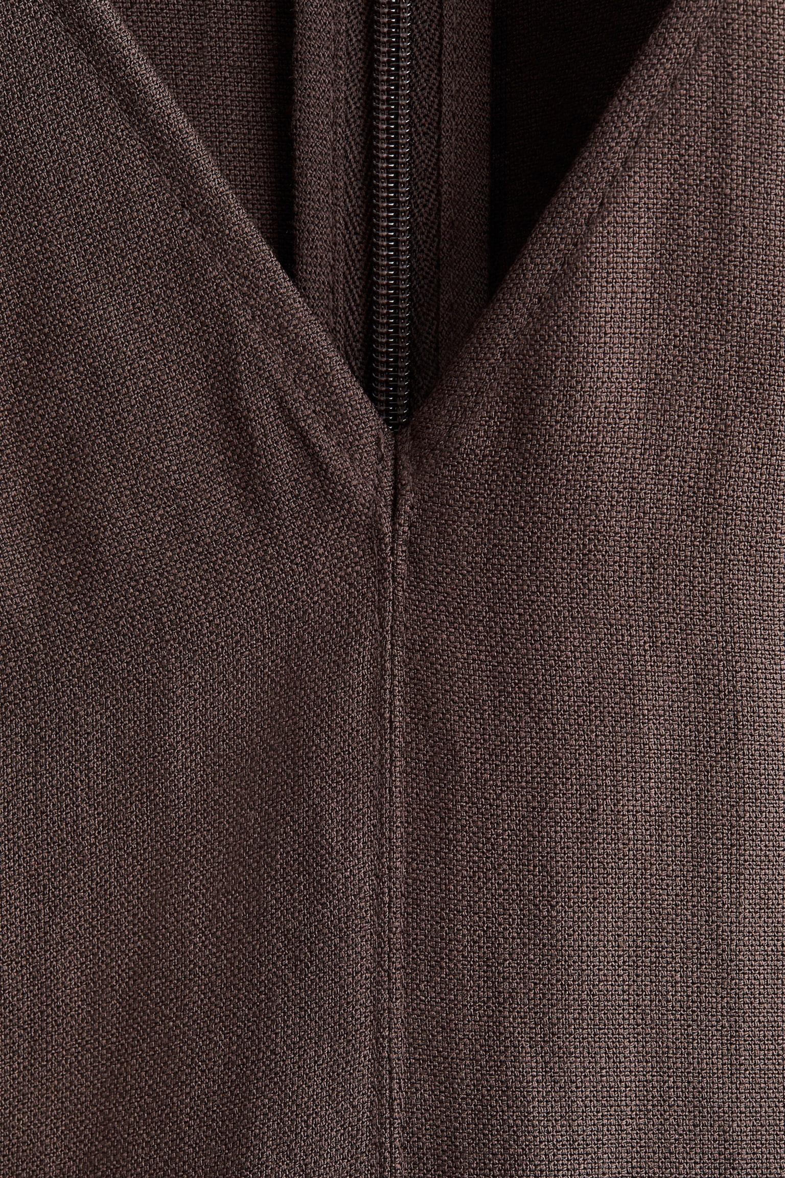 Váy midi không tay - Màu nâu đậm - 3