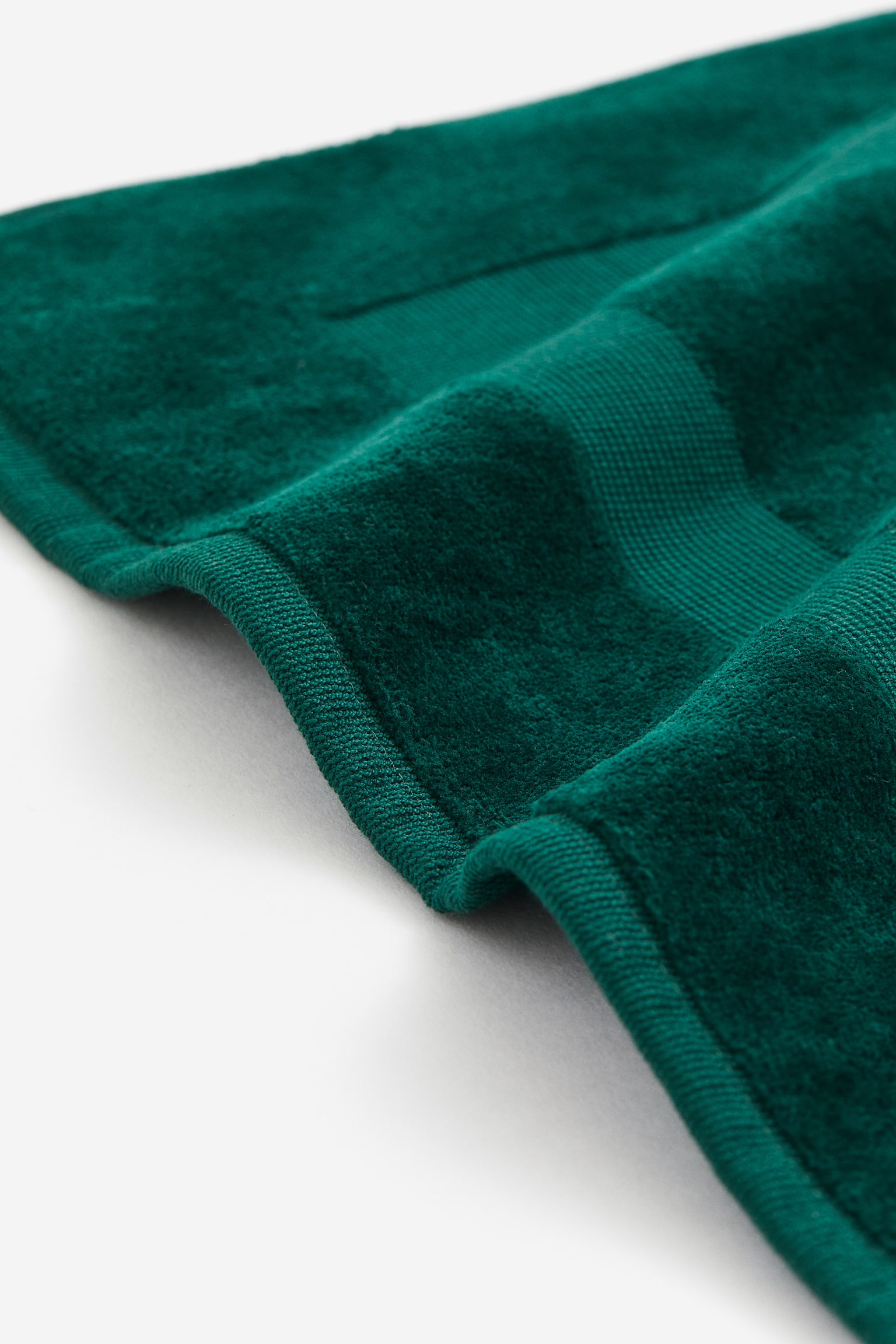 Tapis de bain en velours - Vert foncé - 2