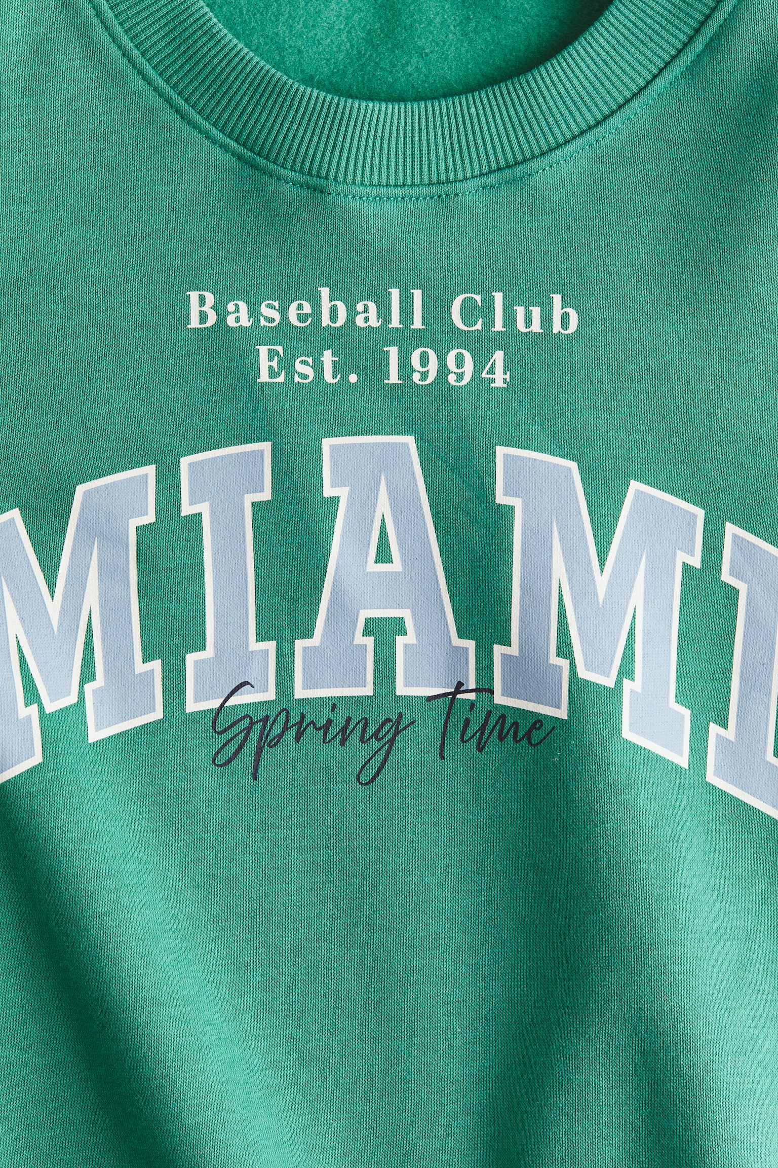Printed sweatshirt - Green/Miami - 3