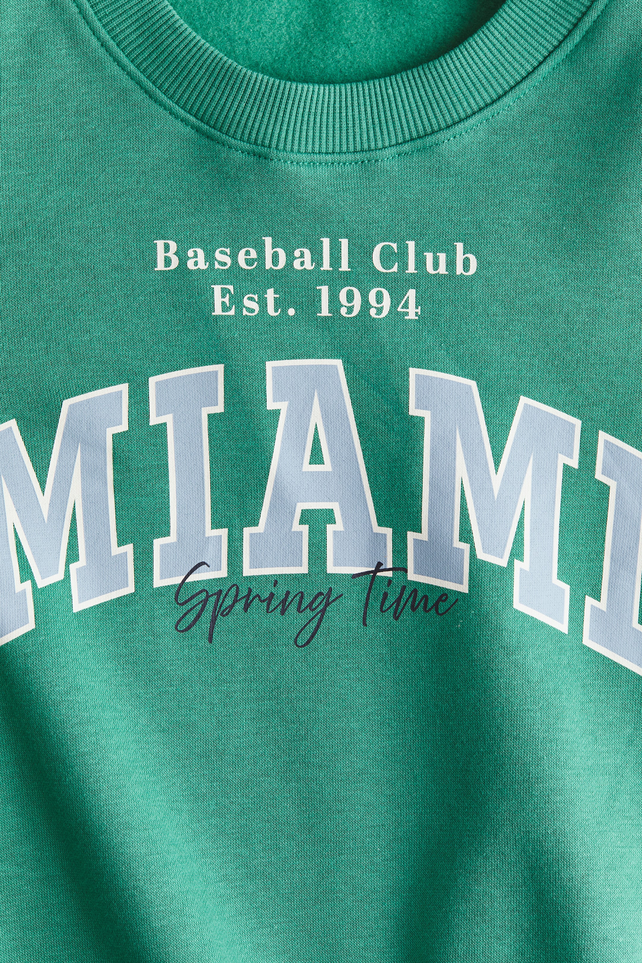 View larger image: Printed sweatshirt - Green/Miami - Kids | H&M IN 4