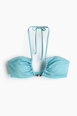 Vadderad bikini-bh med halterneckband