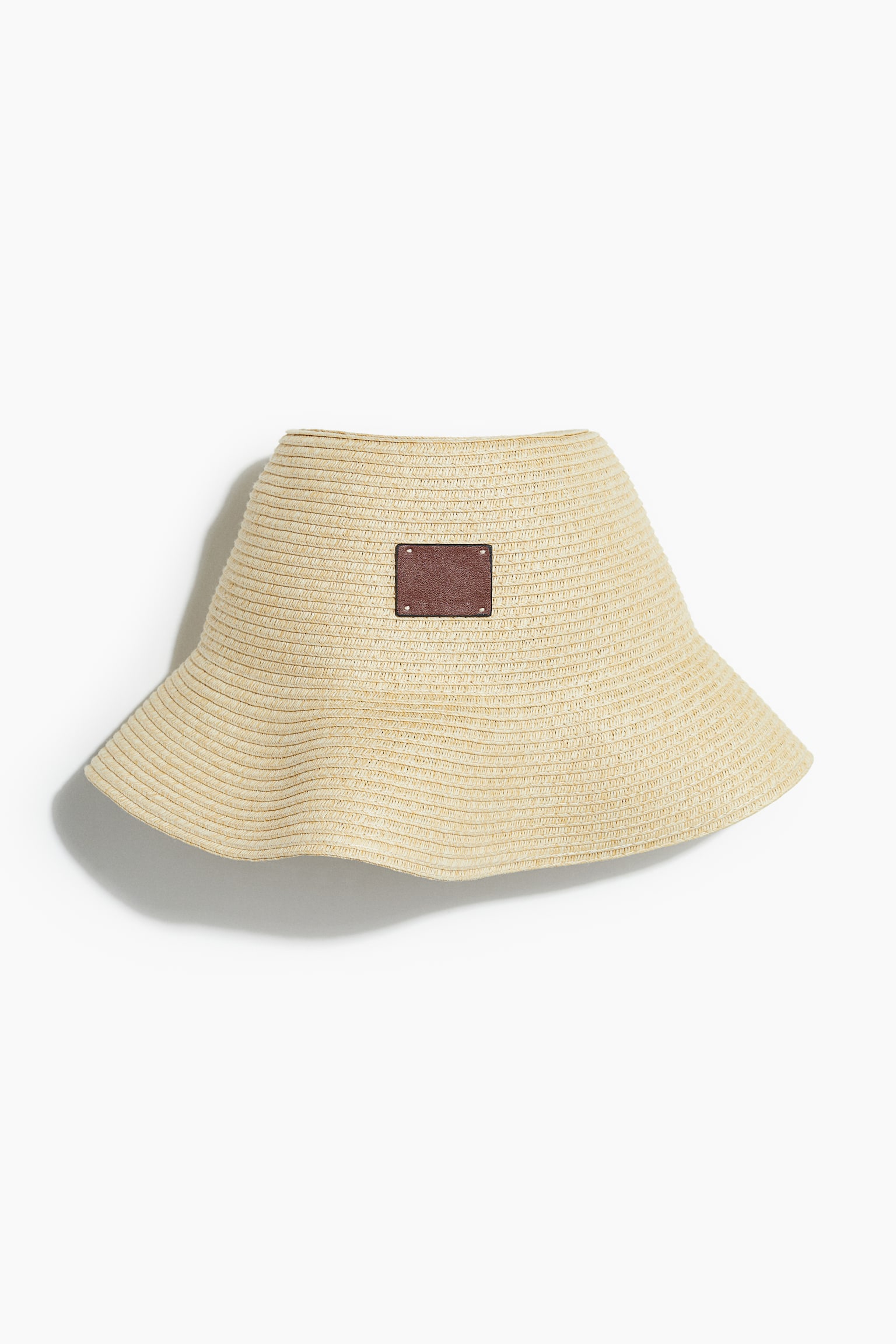 Straw Bucket Hat - Light beige - 2