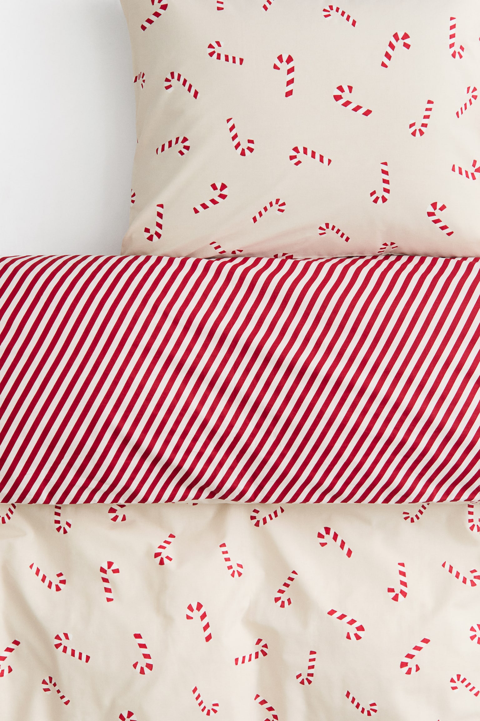 Детские пододеяльники H&M Patterned Duvet Cover Set, цвет: Светлый бежевый — фото 4