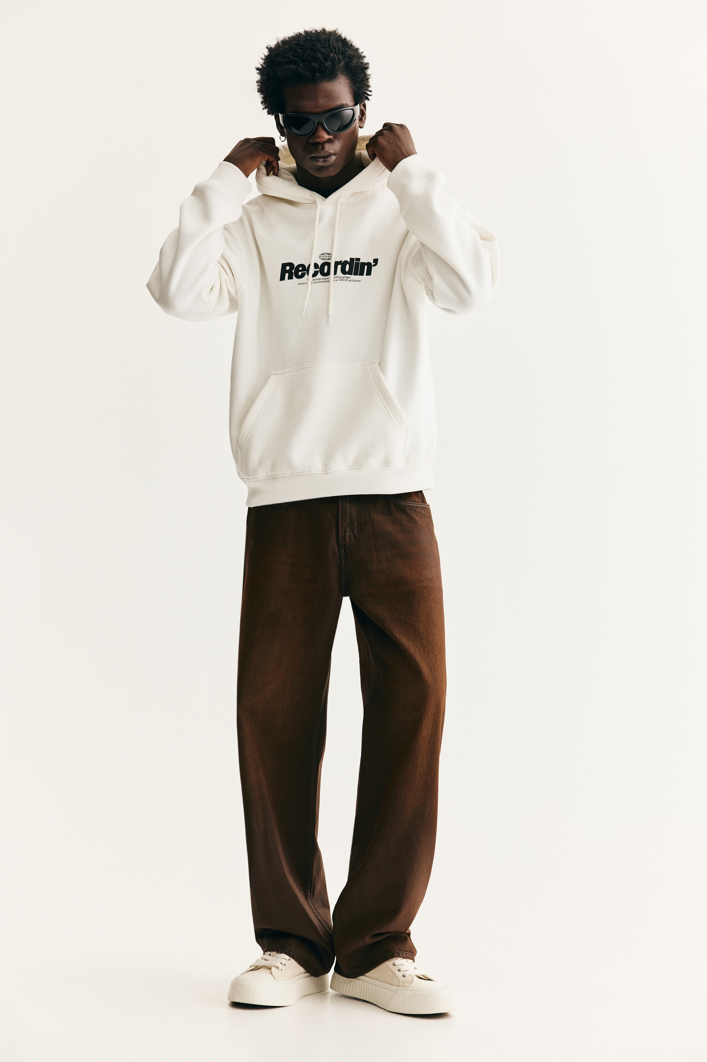 Loose Fit Printed hoodie