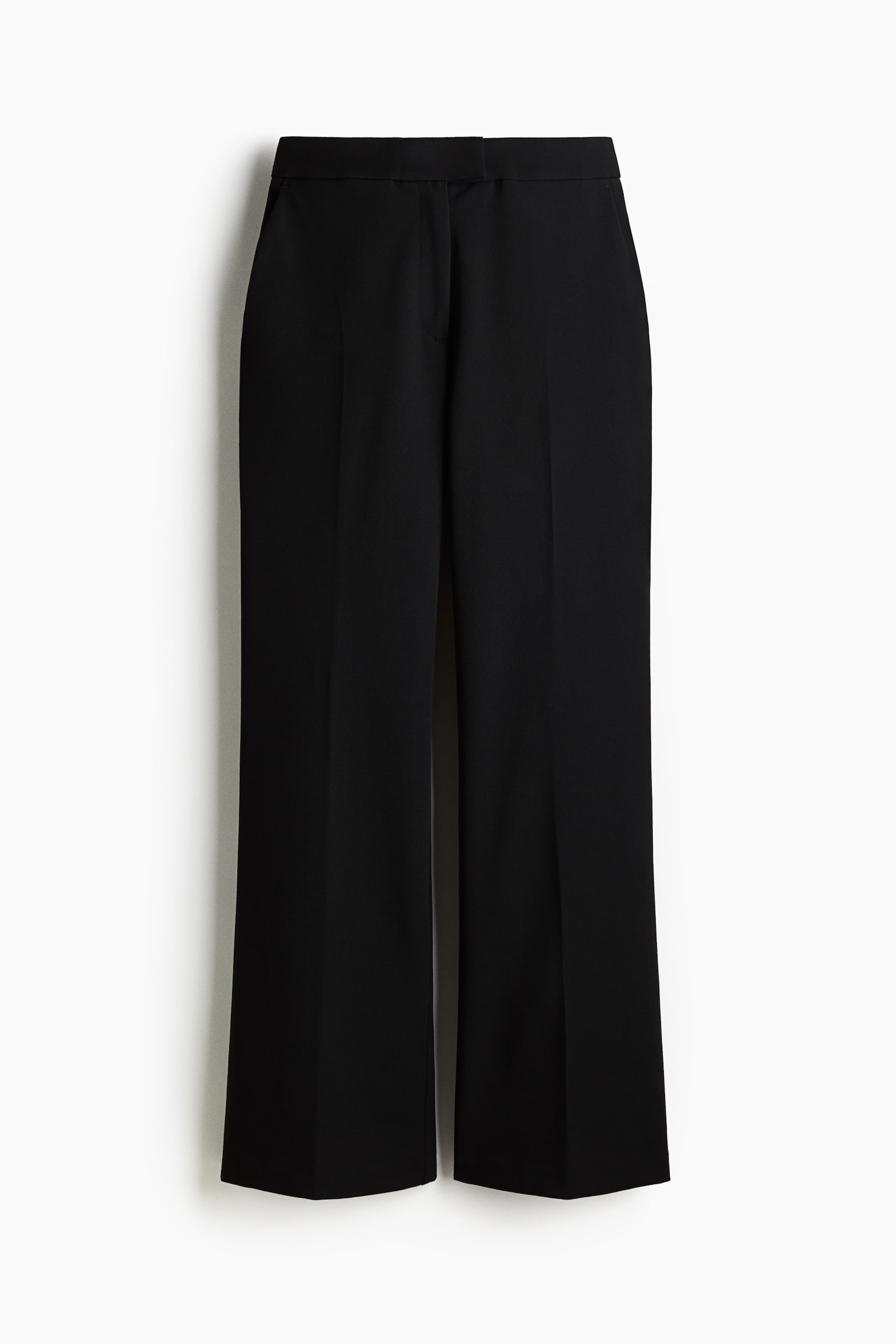Женские брюки H&M Bootcut, цвет: Чёрный — фото 1