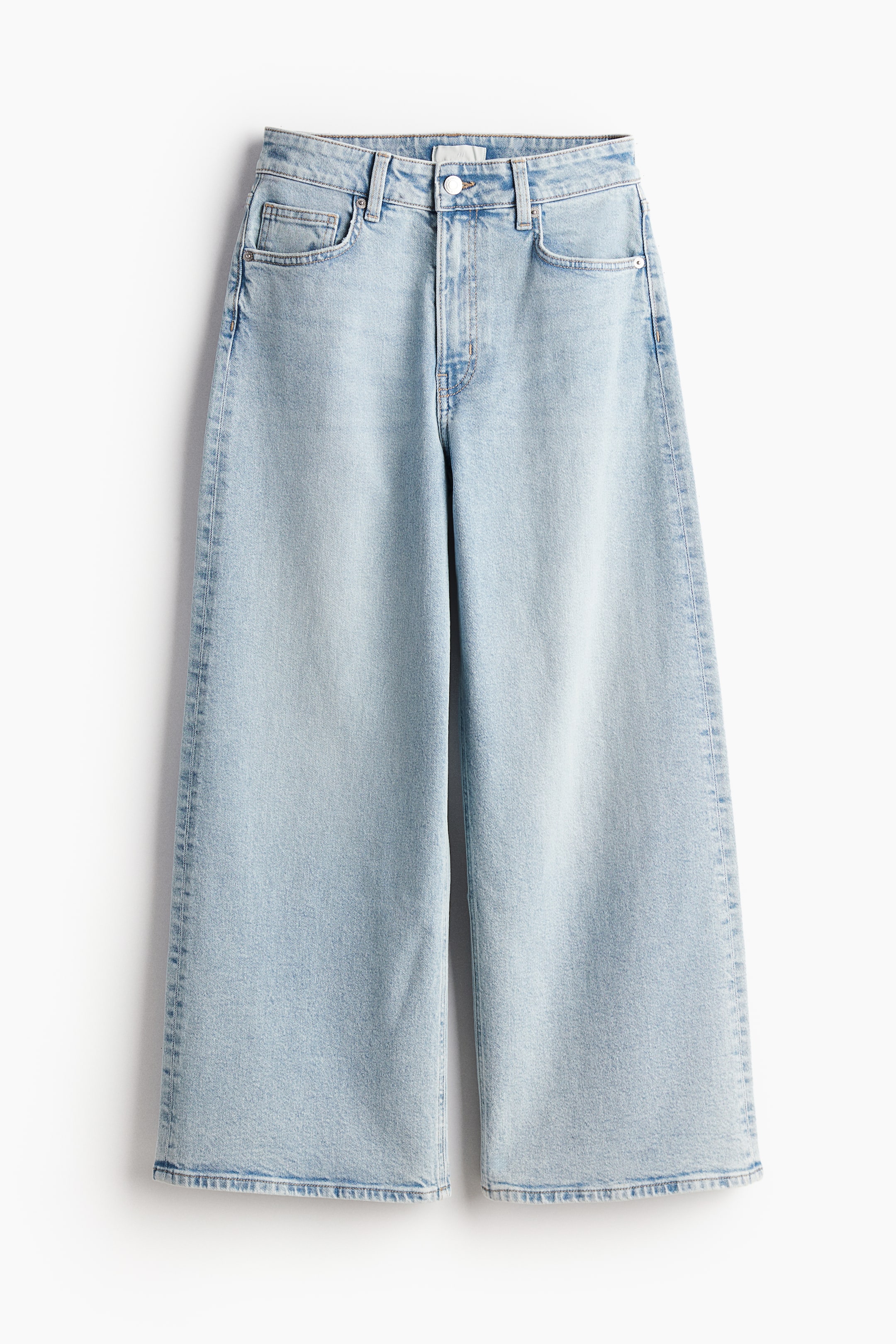 Wide jeans - Light denim blue - Ladies | H&M GB 5