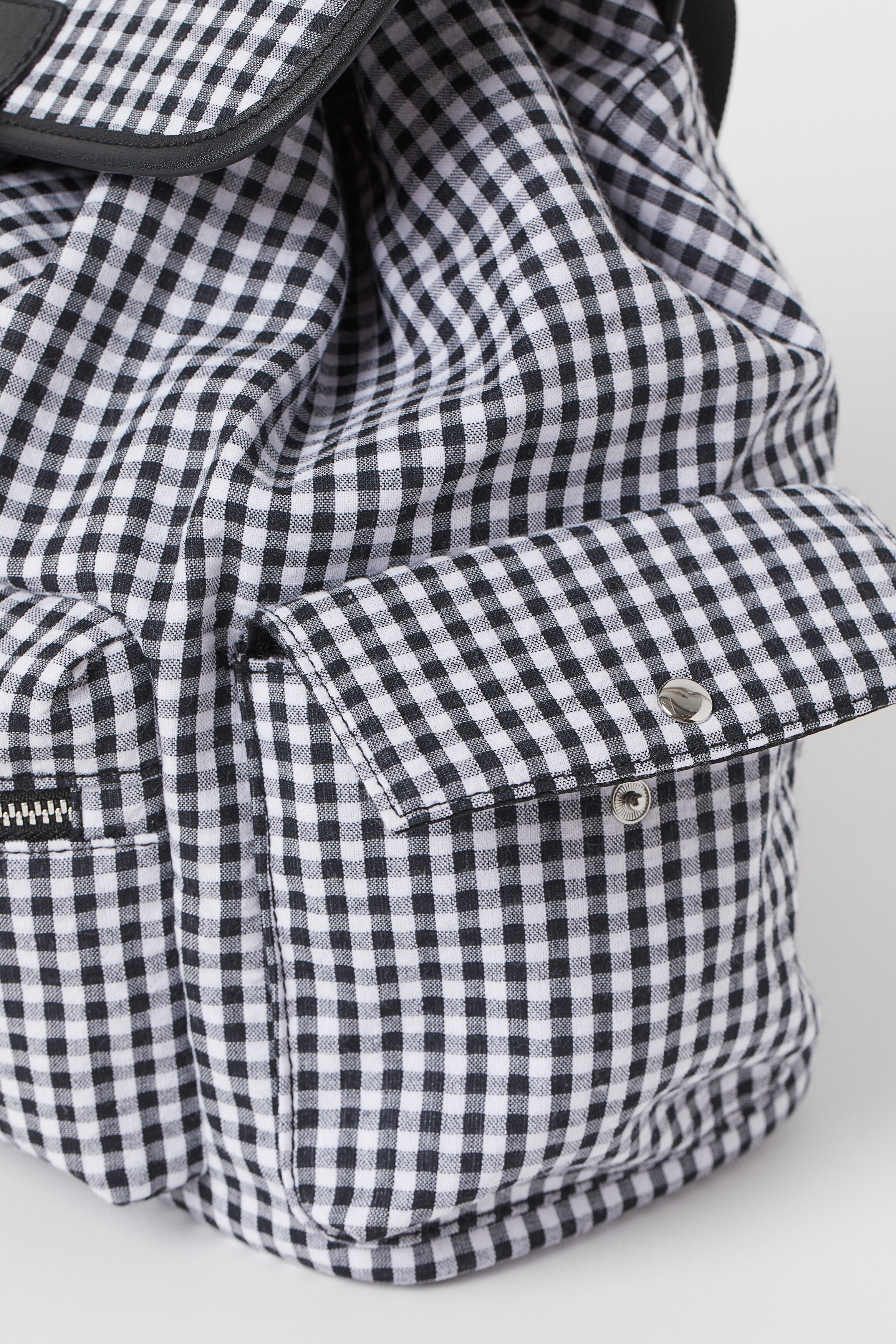 Nylon backpack - Black/Floral - Ladies | H&M HK