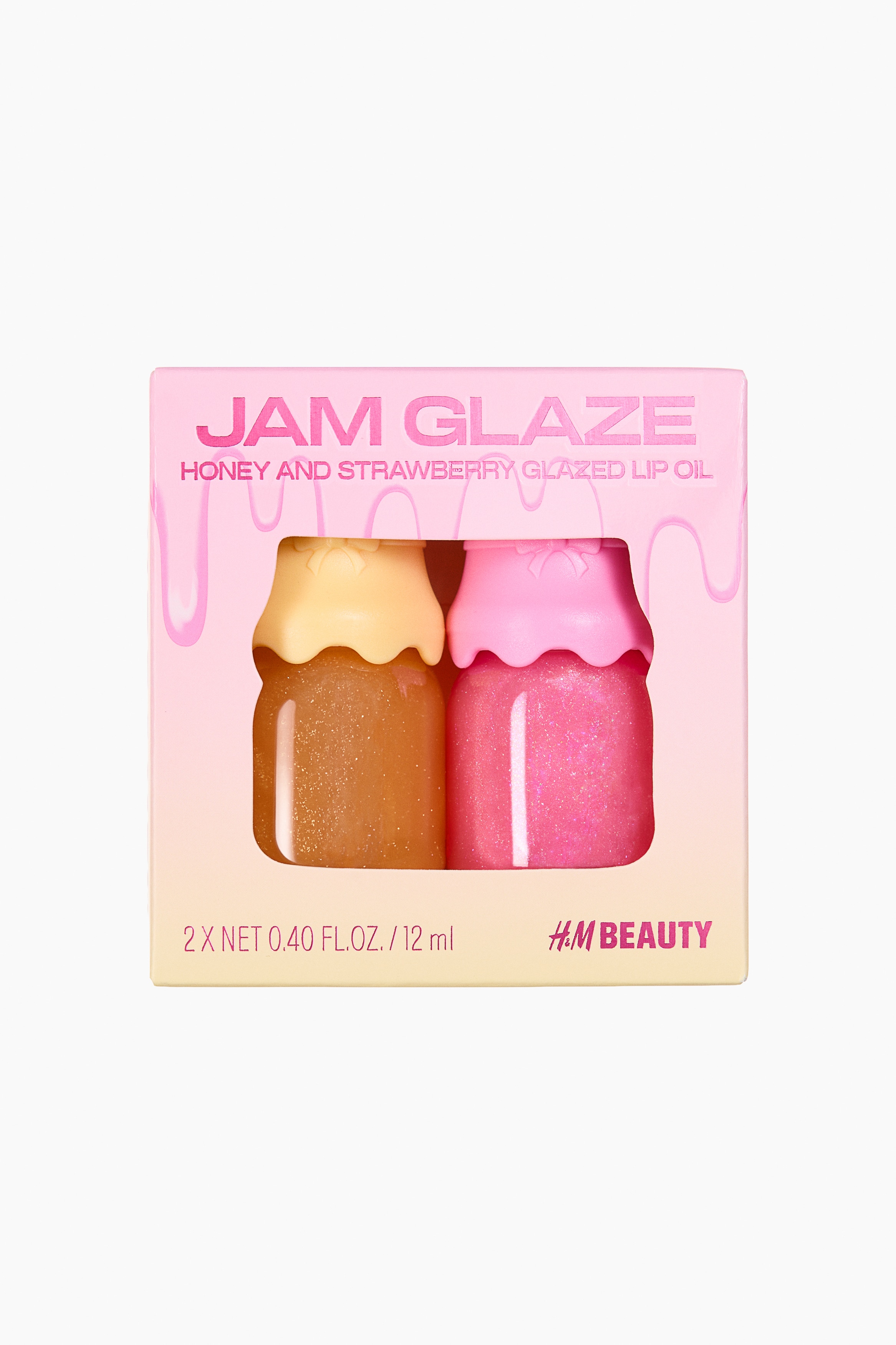 Jam Glaze lip oil-duo - Honning/Jordbær