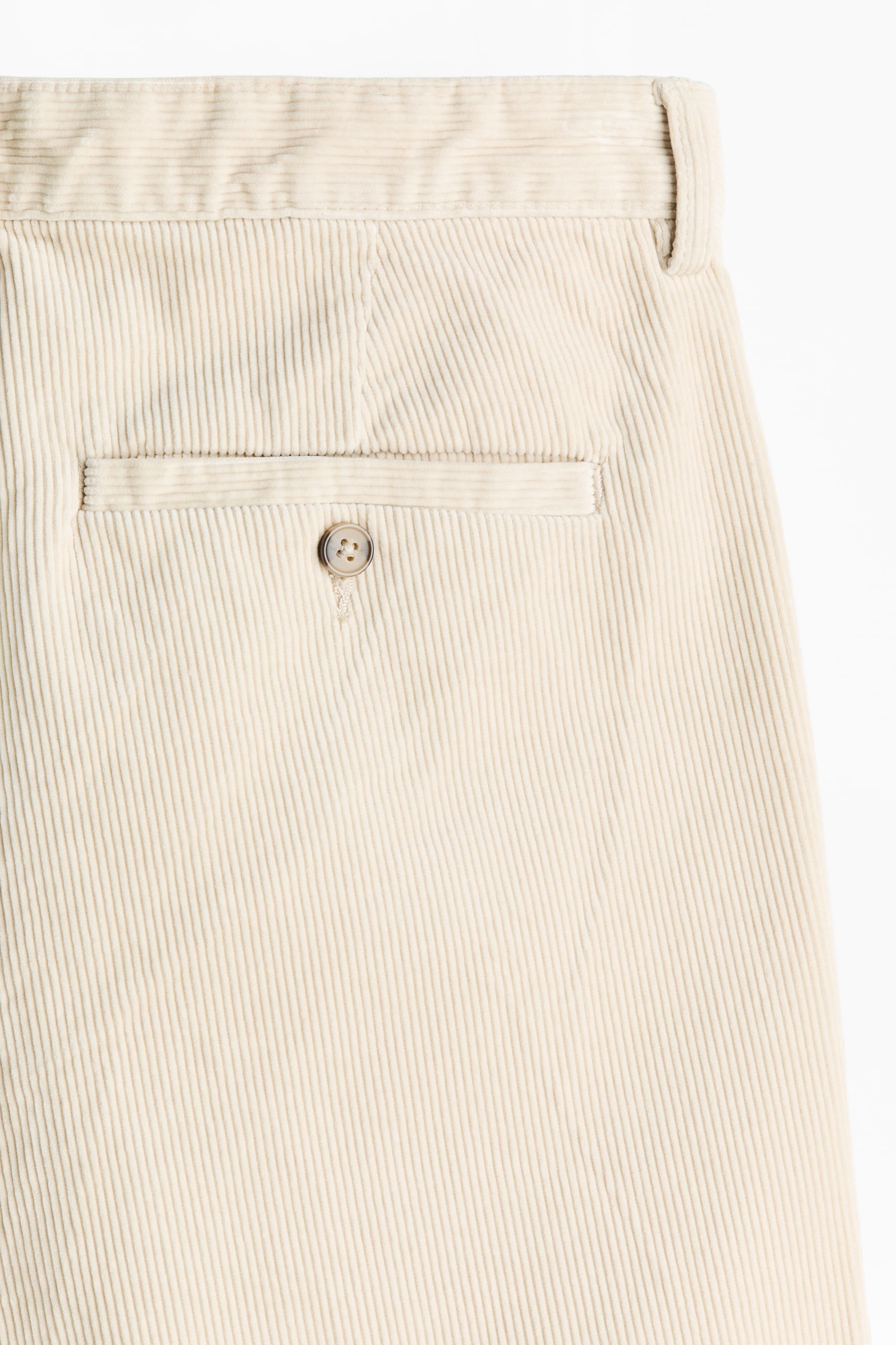 Pantalon décontracté en velours côtelé