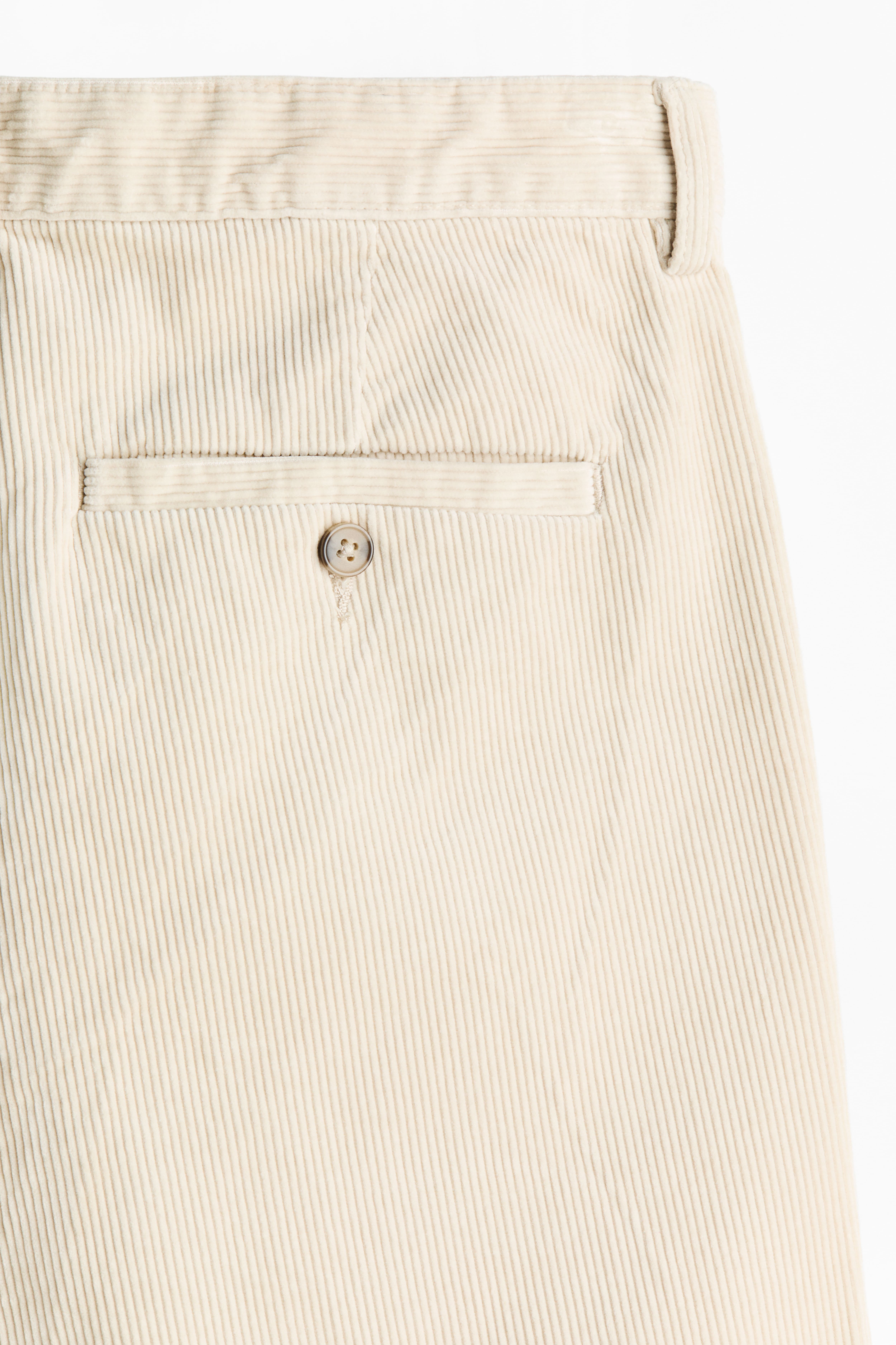 Pantalon décontracté en velours côtelé
