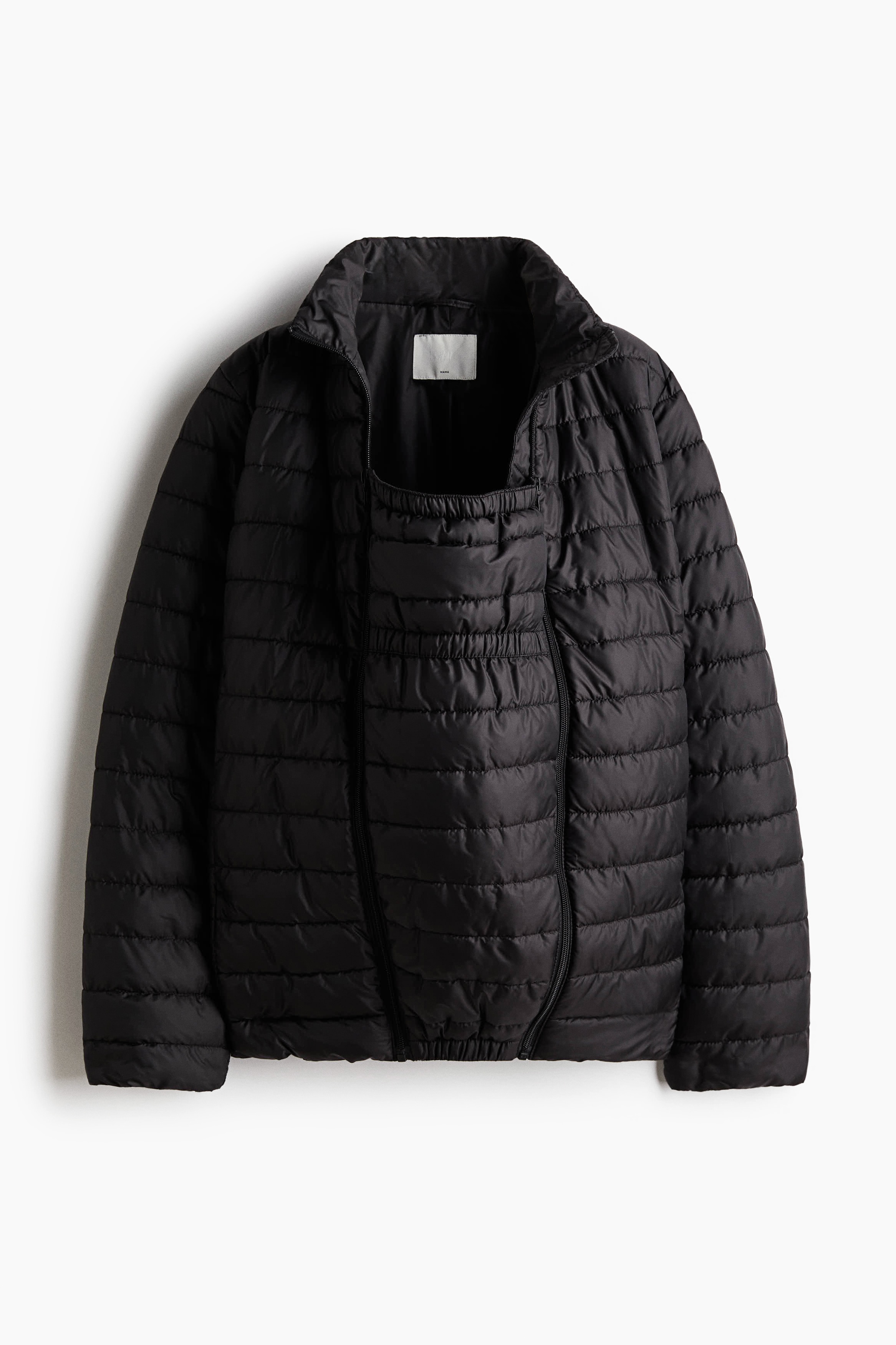 MAMA Chamarra portabebé Before & After - Negro/Verde caqui oscuro