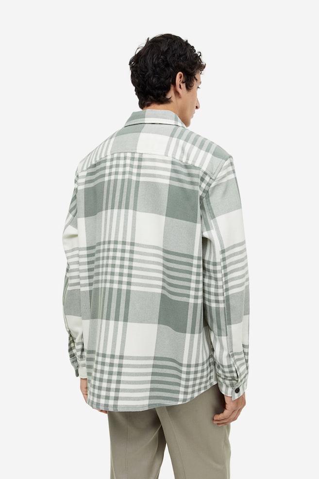 Twill overshirt - Dusty green/Checked/Black/Checked/Grey/Mustard yellow/Checked/dc - 6