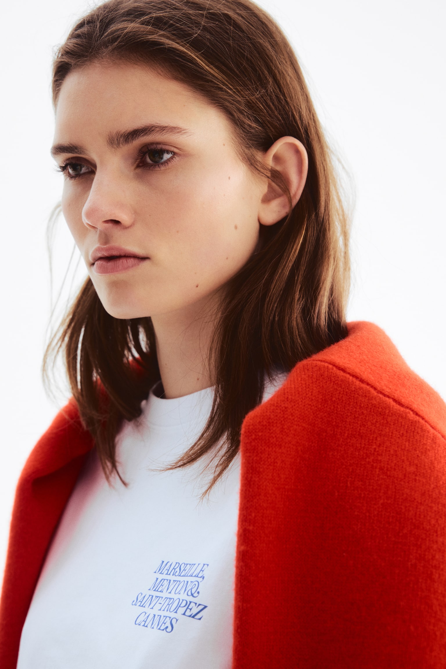 Oversized print-motif T-shirt - White/Marseille - 6