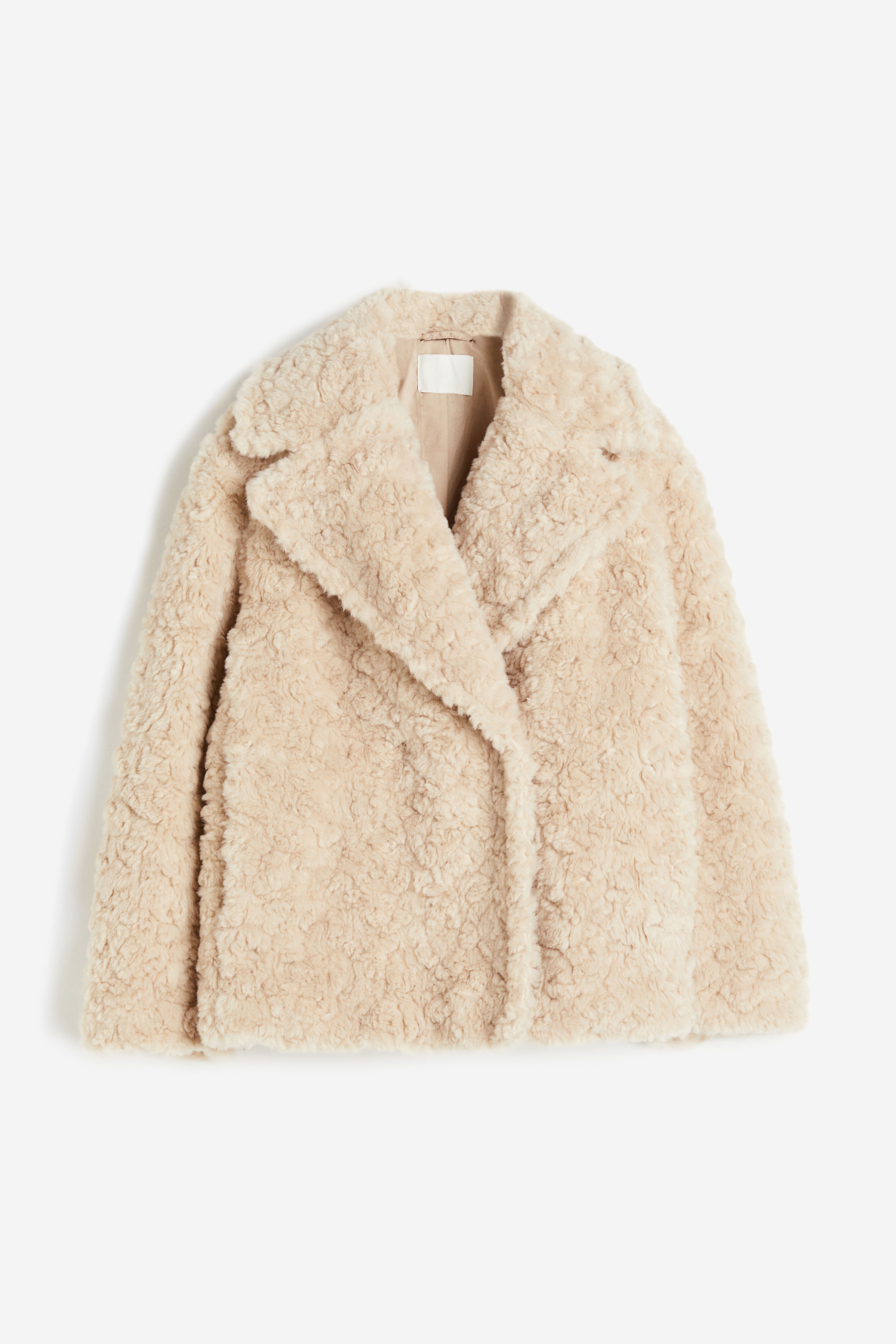 H&M top Faux Shearling Teddy Jacket