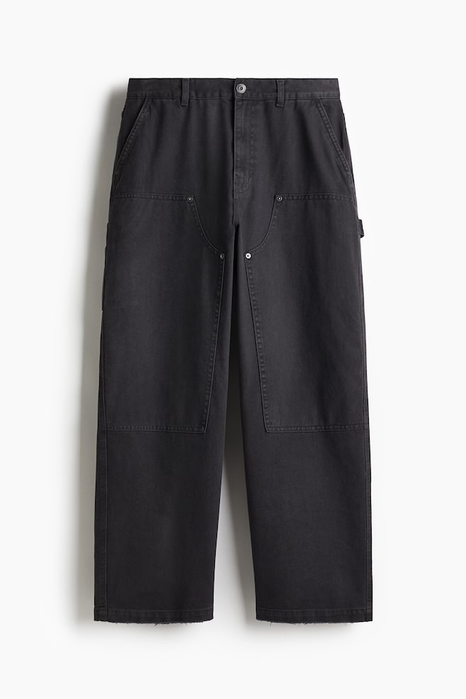 Carpenterhose in Baggy Fit - Schwarz - 1