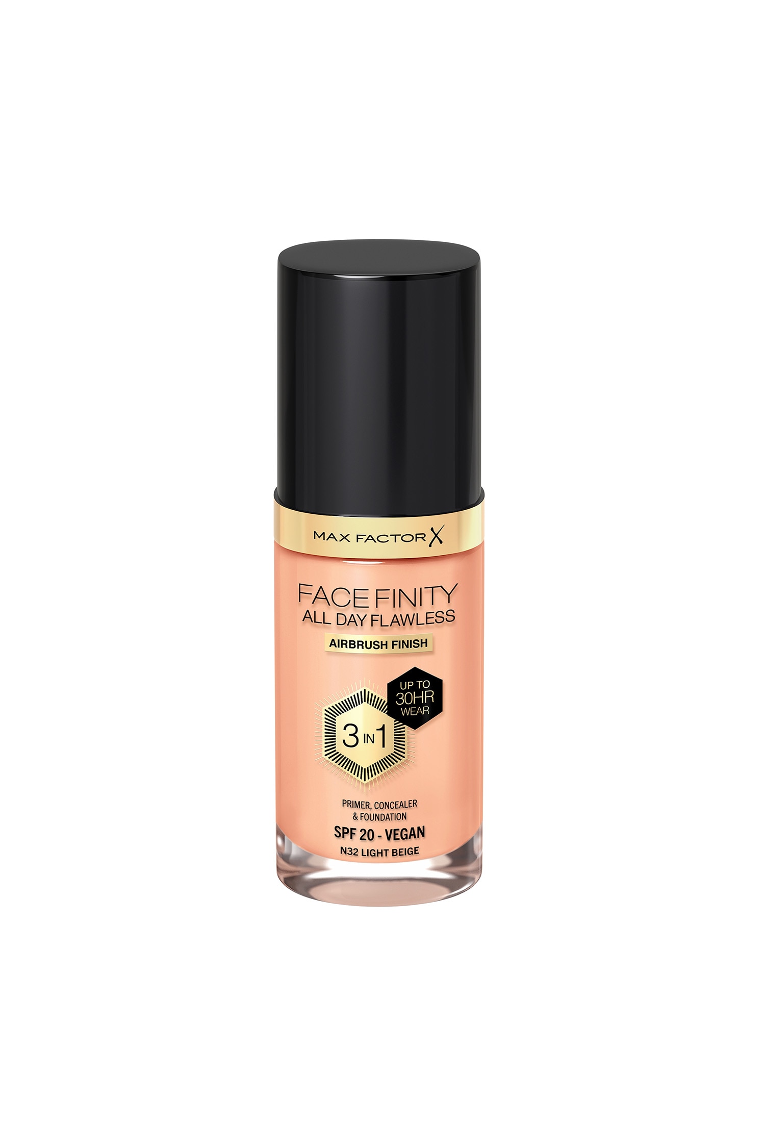 Max Factor - Facefinity All Day Flawless 3 In 1 Foundation - Light Beige
