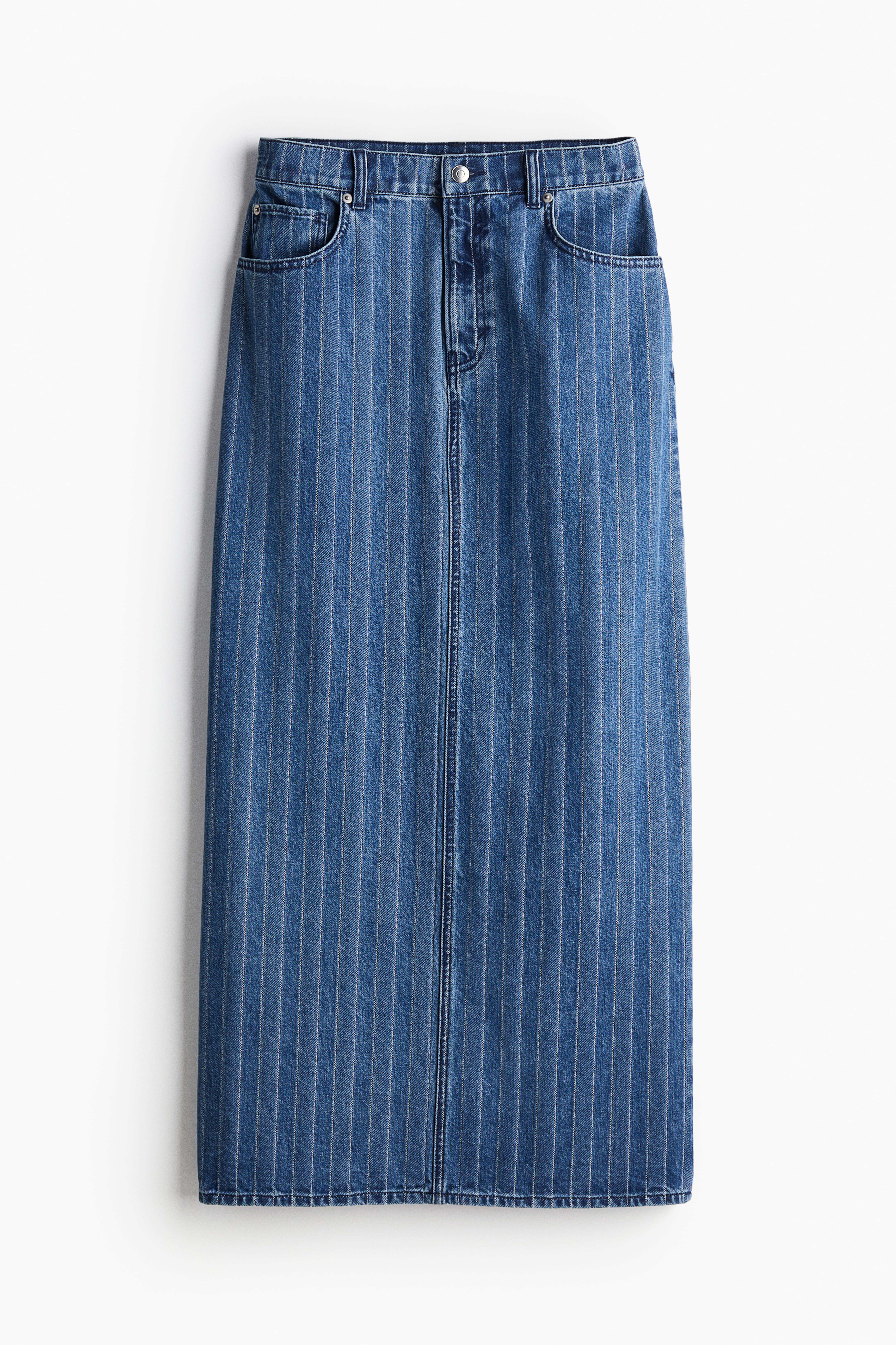 H&m knee length denim skirt best sale