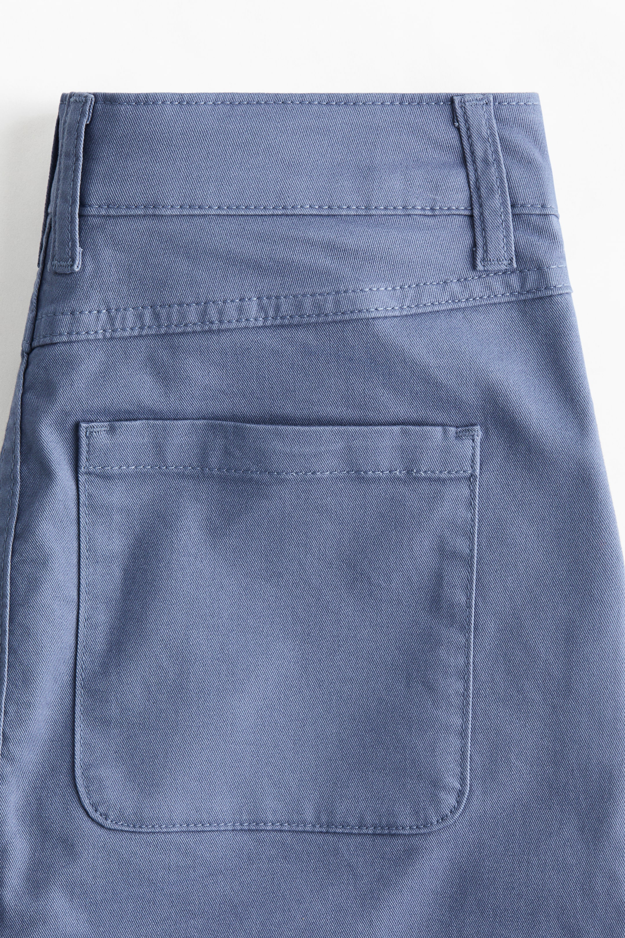 이미지 확대 보기: Cotton cargo skirt - Pigeon blue - 여성 | H&M KR 6