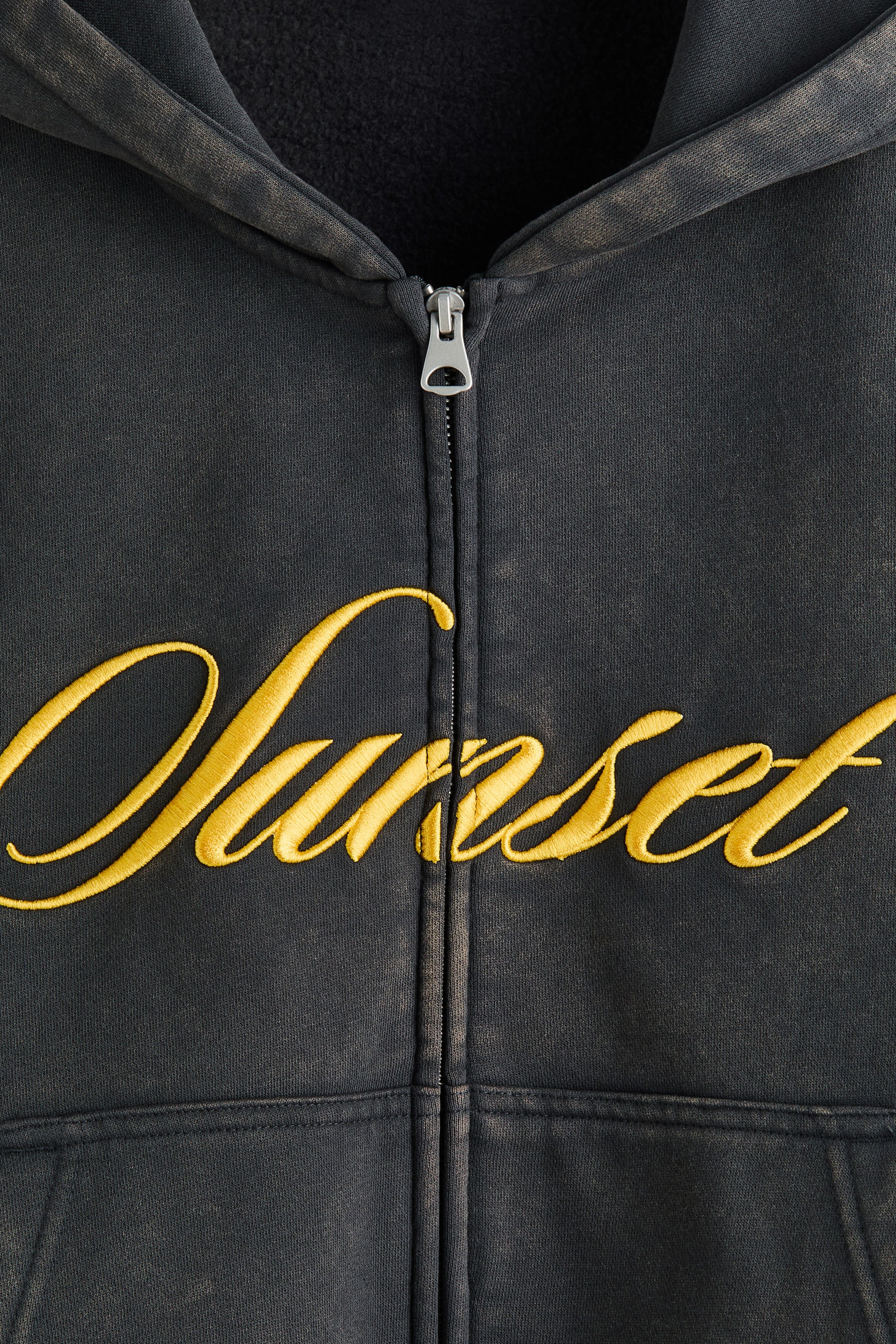 Ampliar la imagen: Sudadera Oversized Fit con gorro - Black/Sunset - Men | H&M MX 2